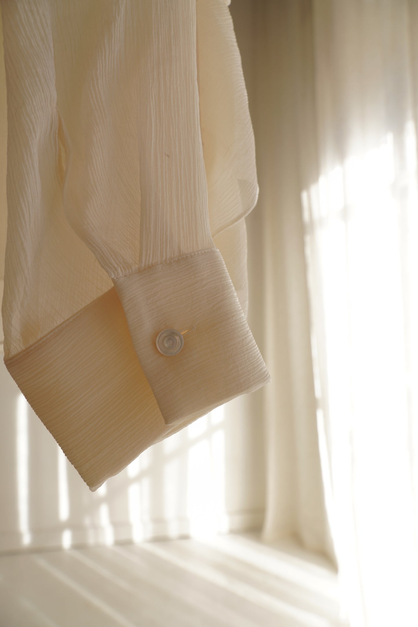 Escada Silk Long Sleeve Button-up Top