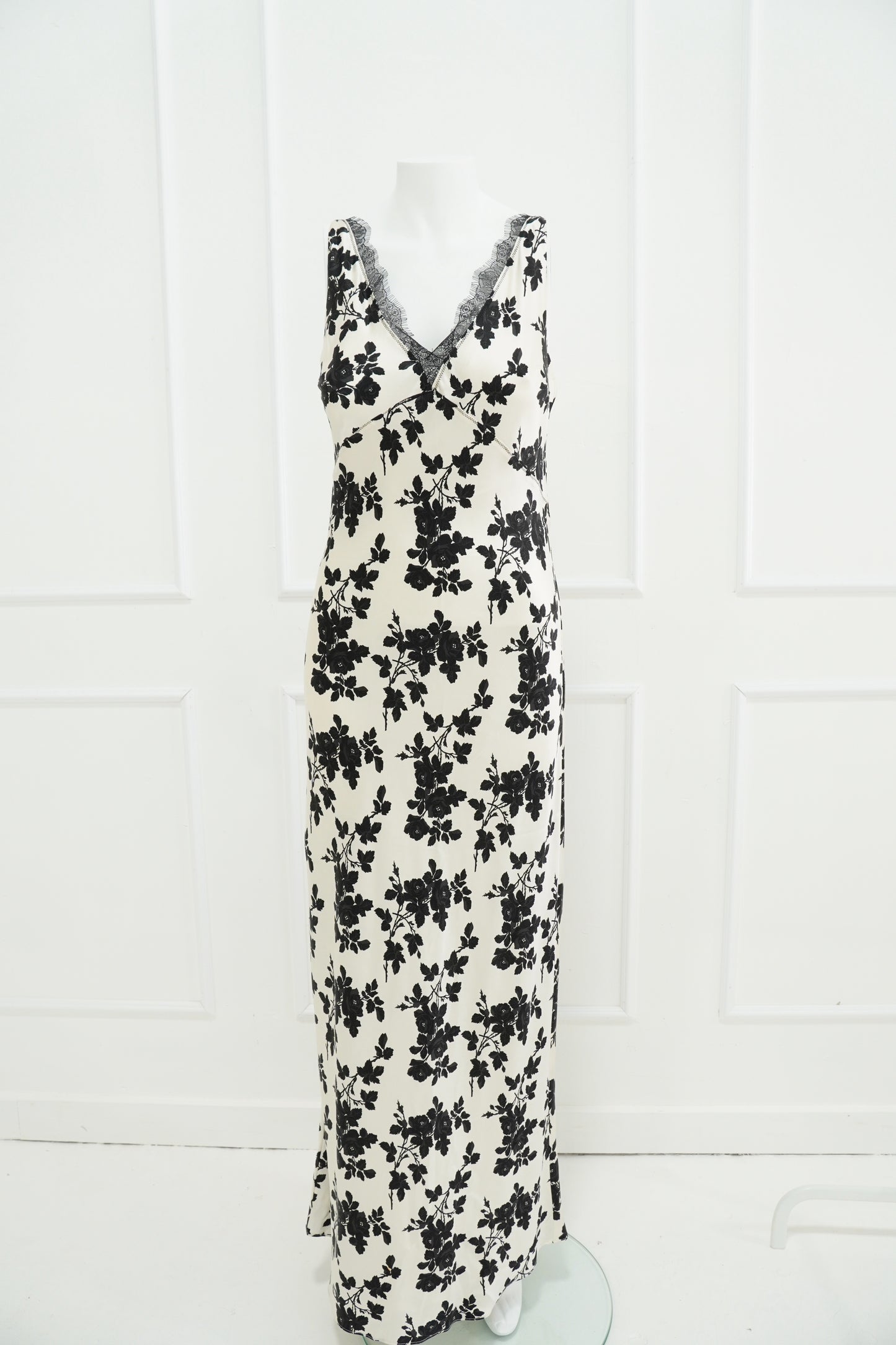 Veronica Beard Hamina Floral Silk Charmeuse Maxi Dress