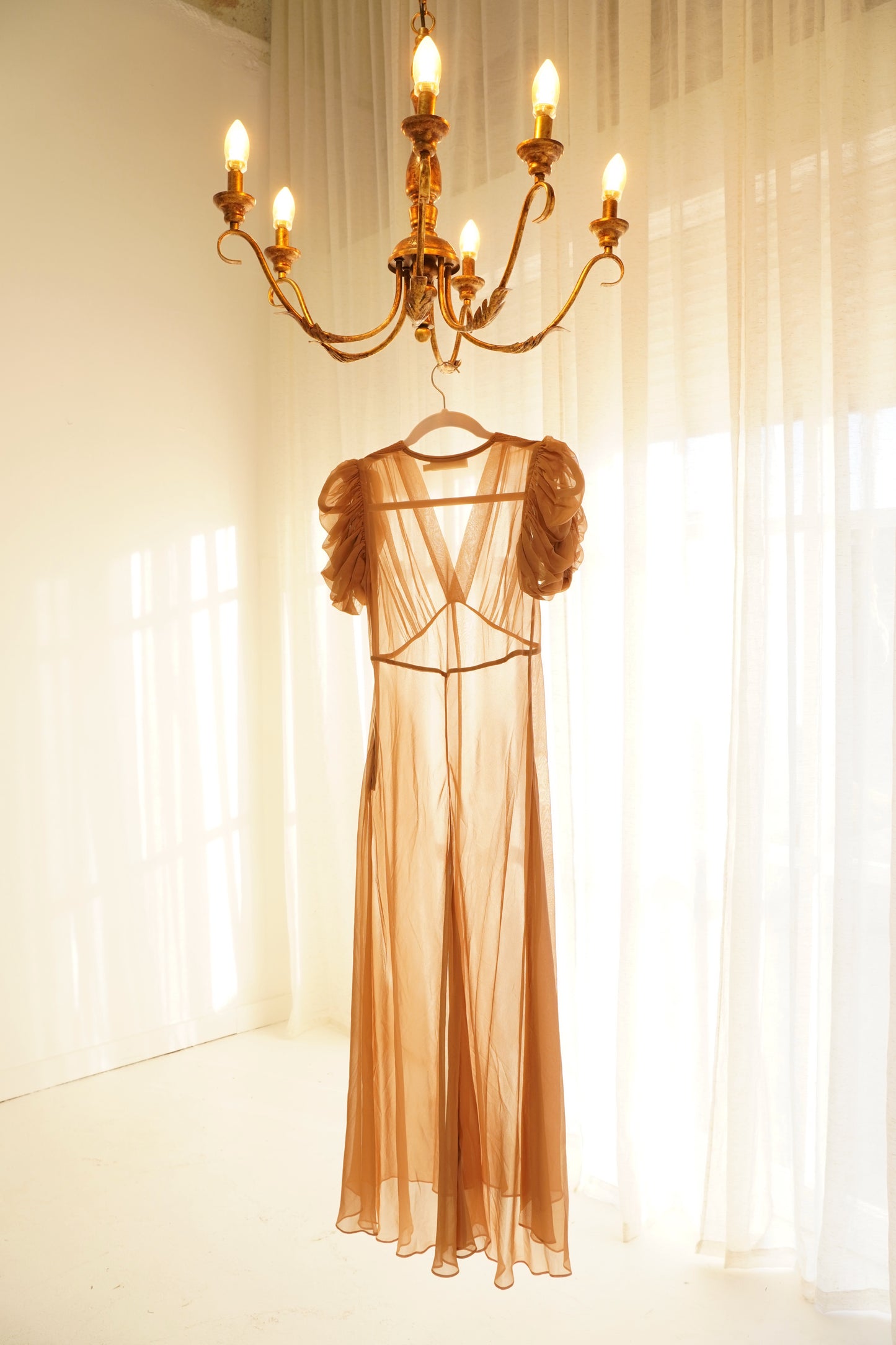 Zimmermann Sheer 'Eden' Silk-Georgette Midi Dress