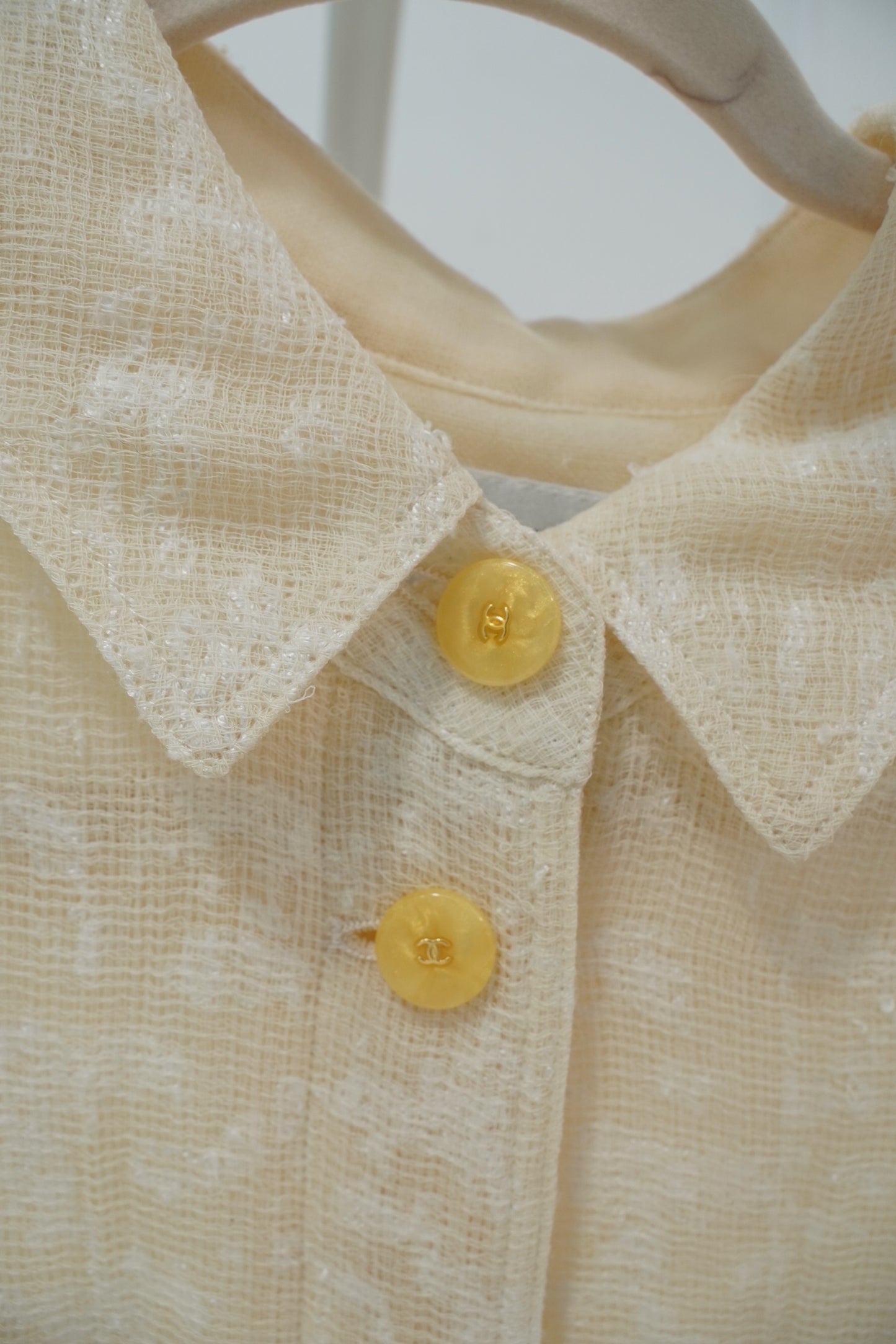 Chanel Textured Button-Up Jacket