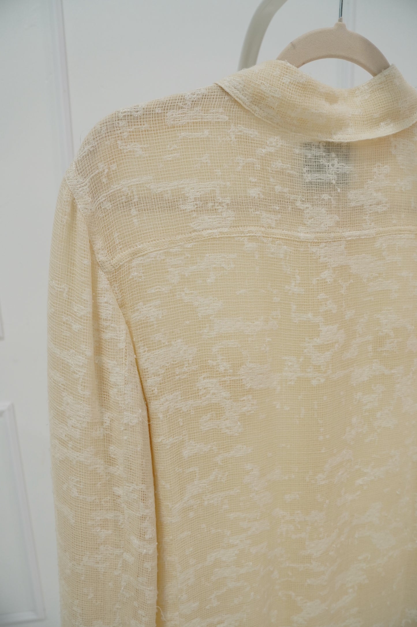 Chanel Textured Button-Up Jacket