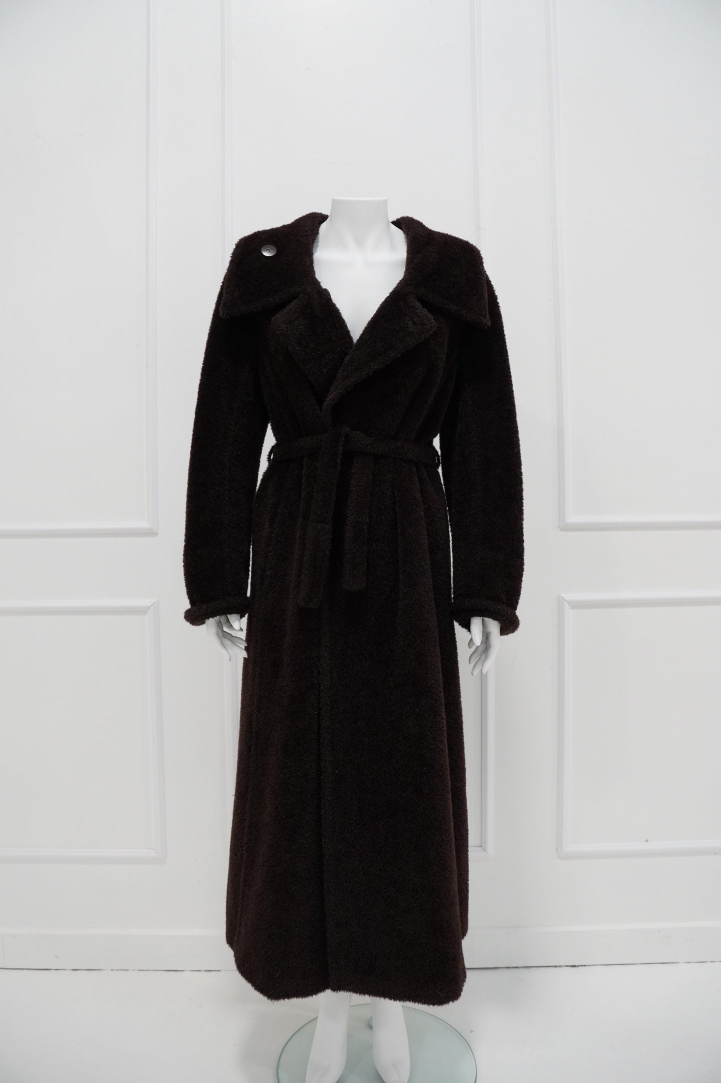 Max Mara Brown Belted Coat