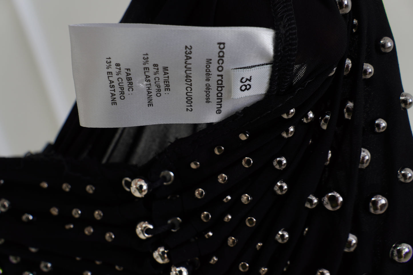 Rabanne Studded Back Skirt