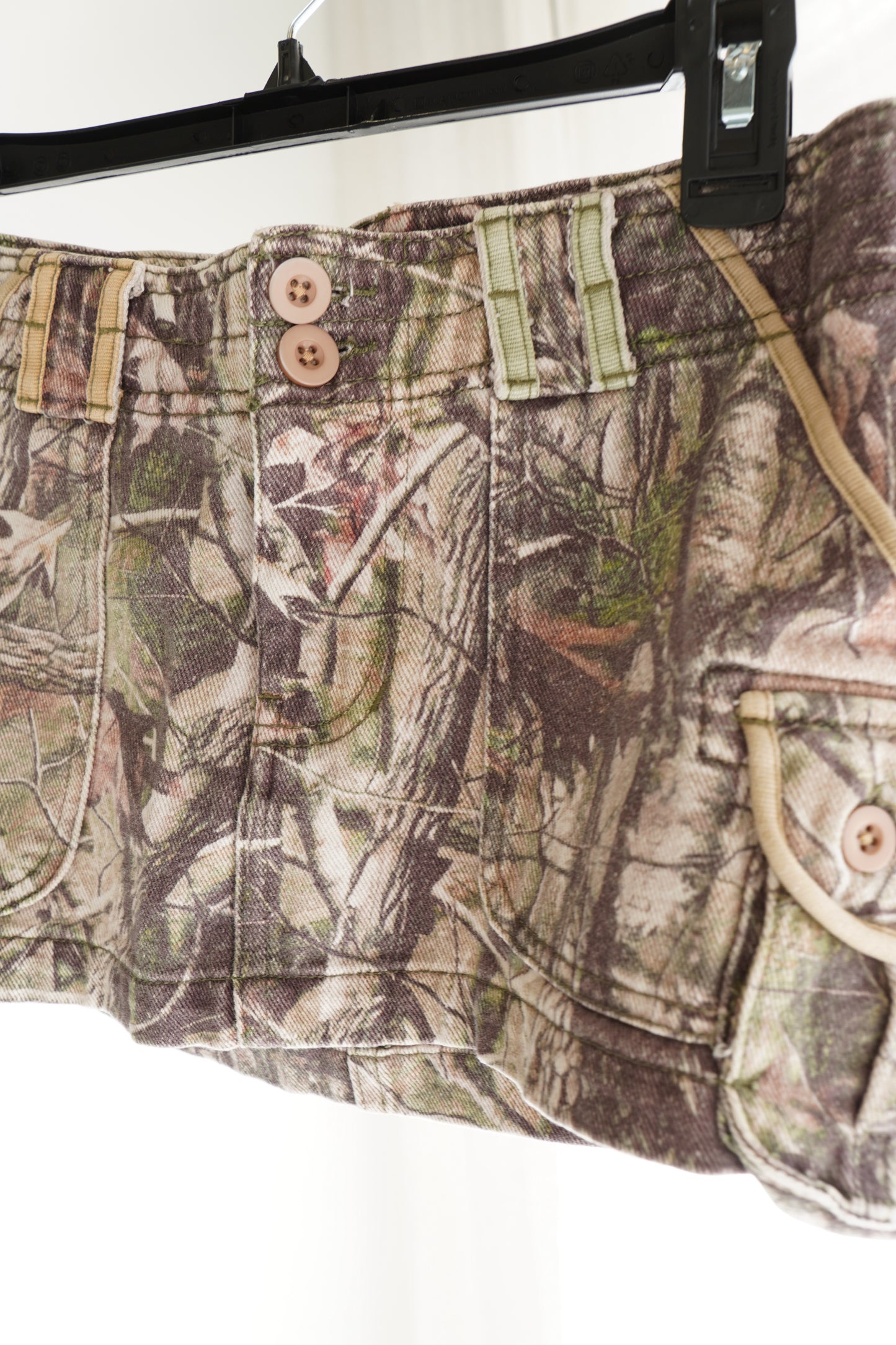 Danielle Guizio Camouflage Mini Skirt