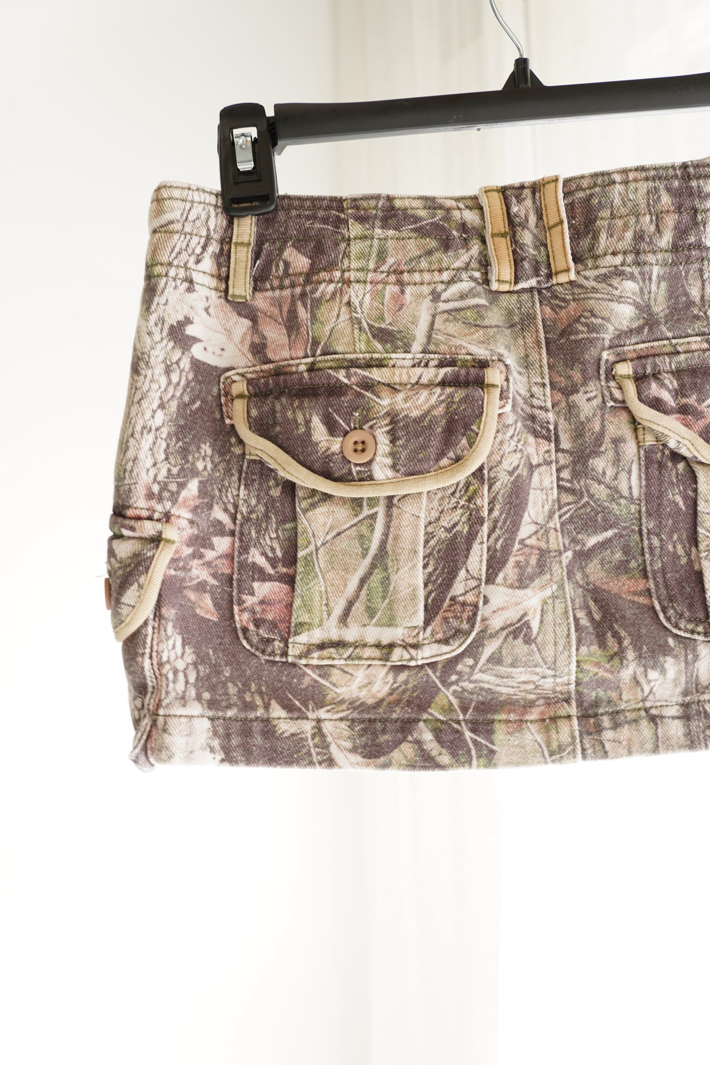 Danielle Guizio Camouflage Mini Skirt
