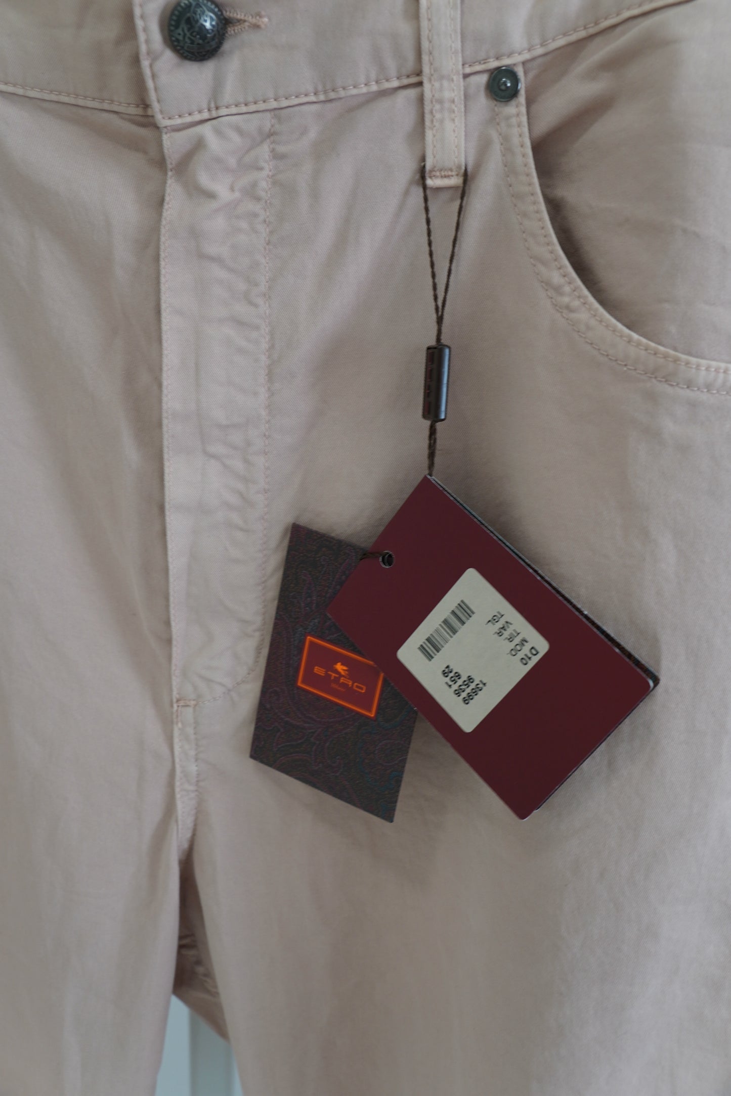 Etro Cotton Straight-Leg Jeans with Tags