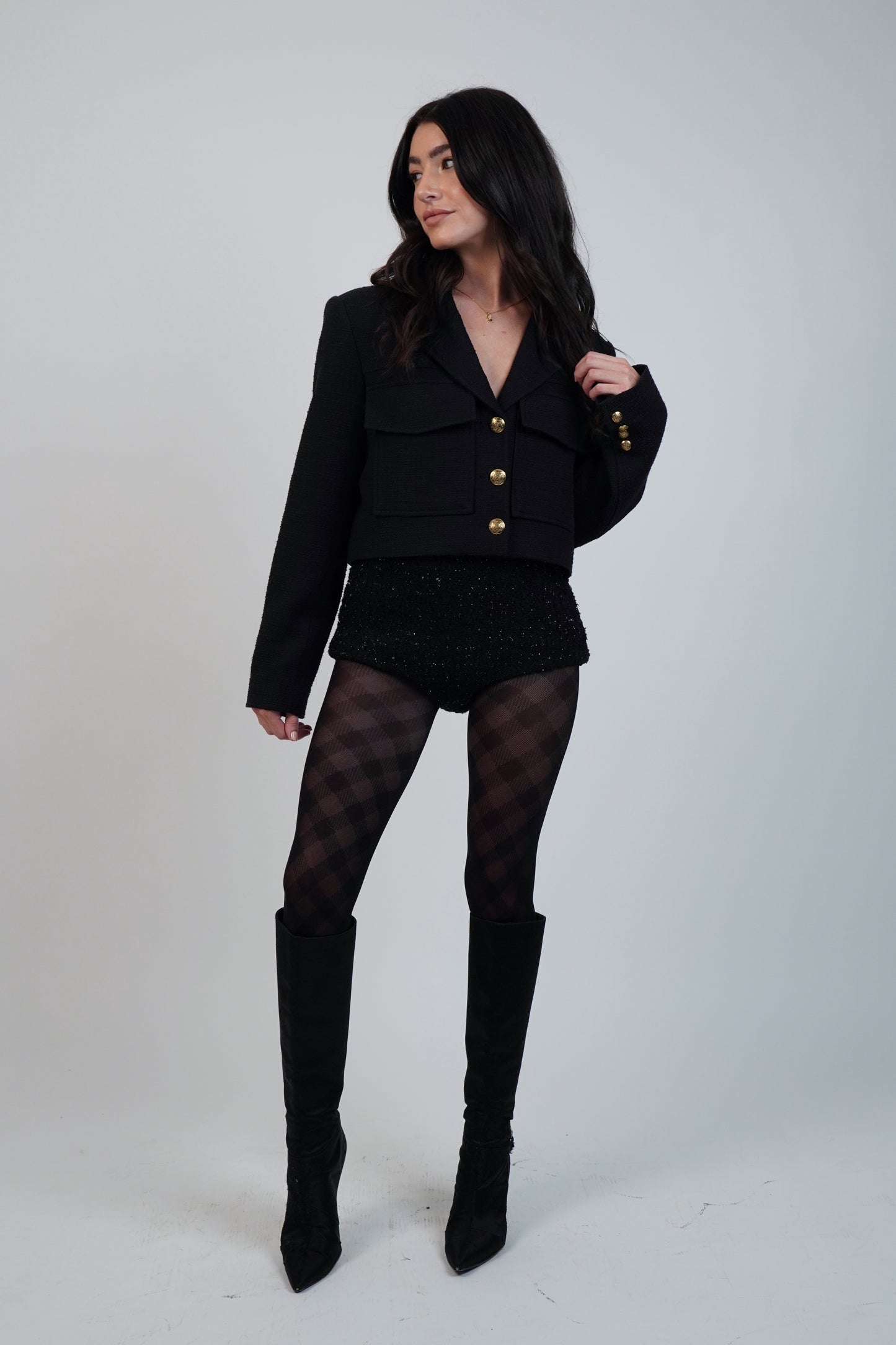 Retrofête Tweed Microshorts