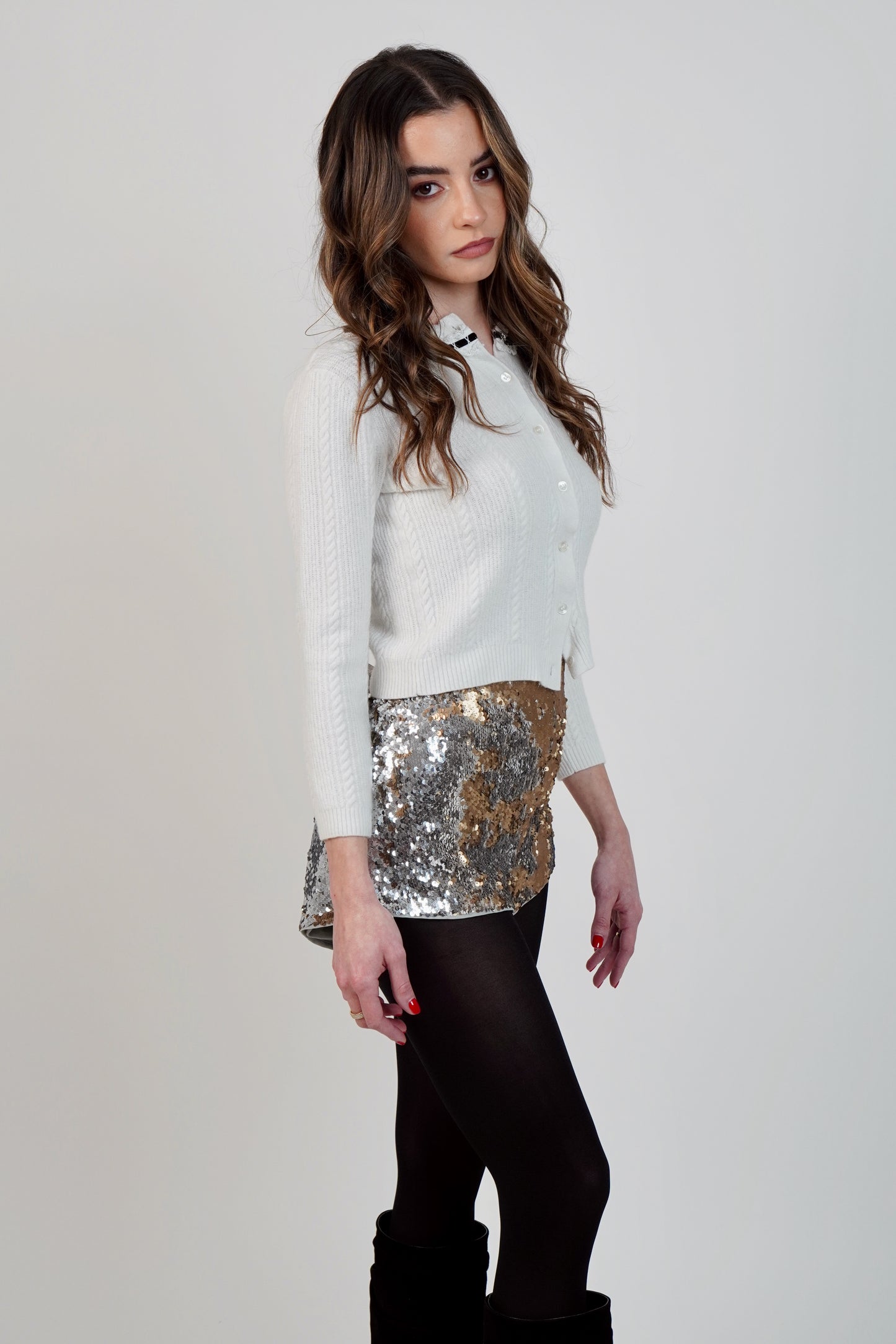 Reformation Sequin Micro Shorts
