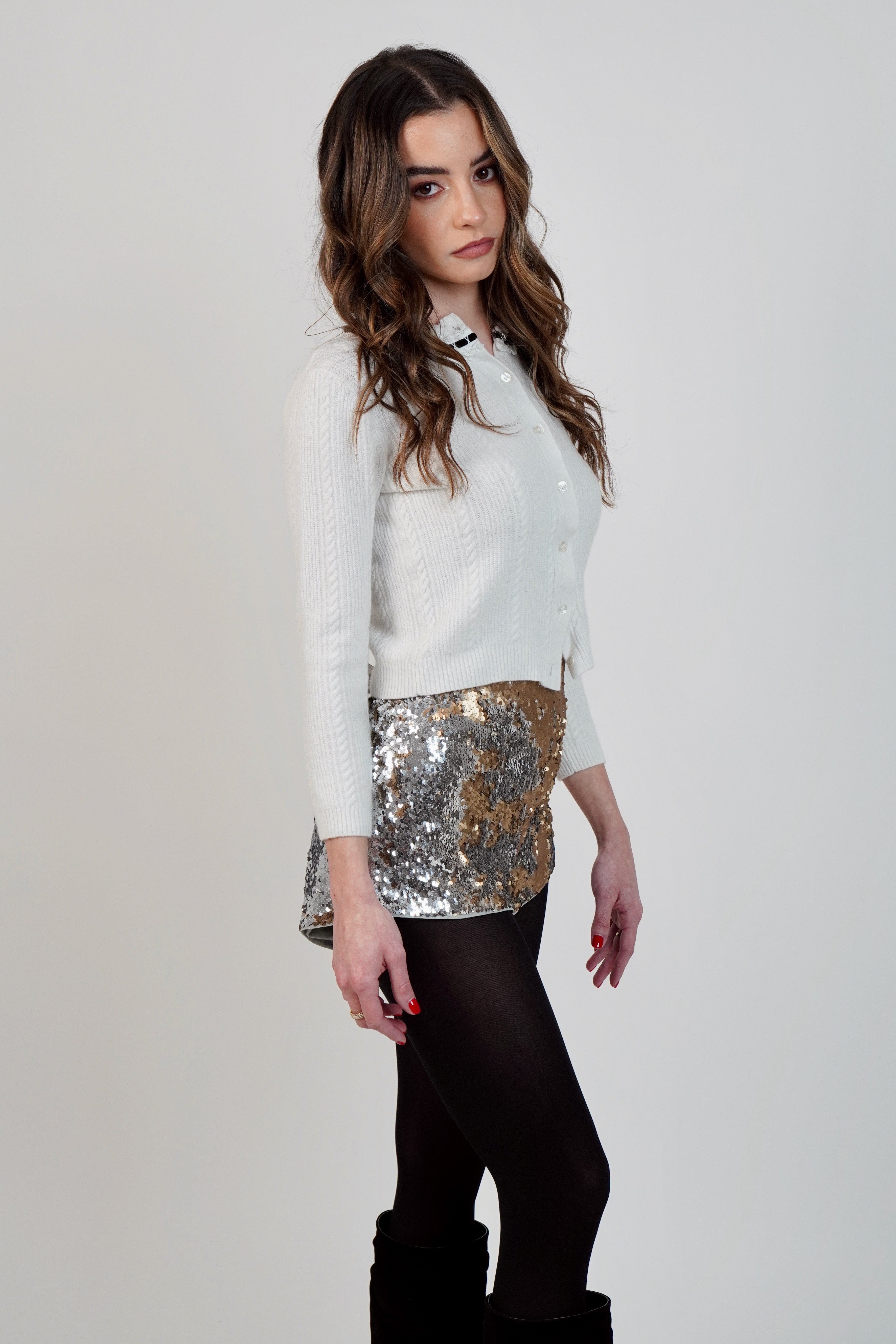 Reformation Sequin Micro Shorts