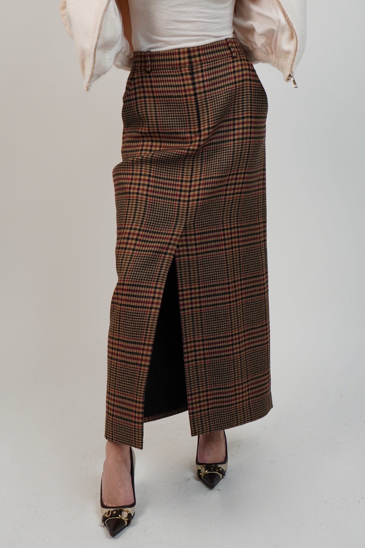 Veronica Beard Maxine Plaid Skirt