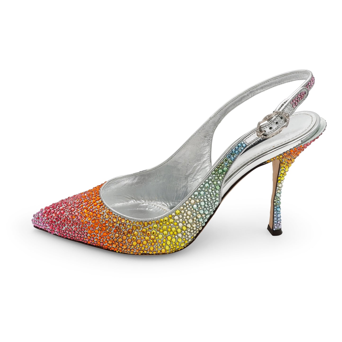 Dolce & Gabbana 'Rainbow Lori' Crystal Slingback Pumps
