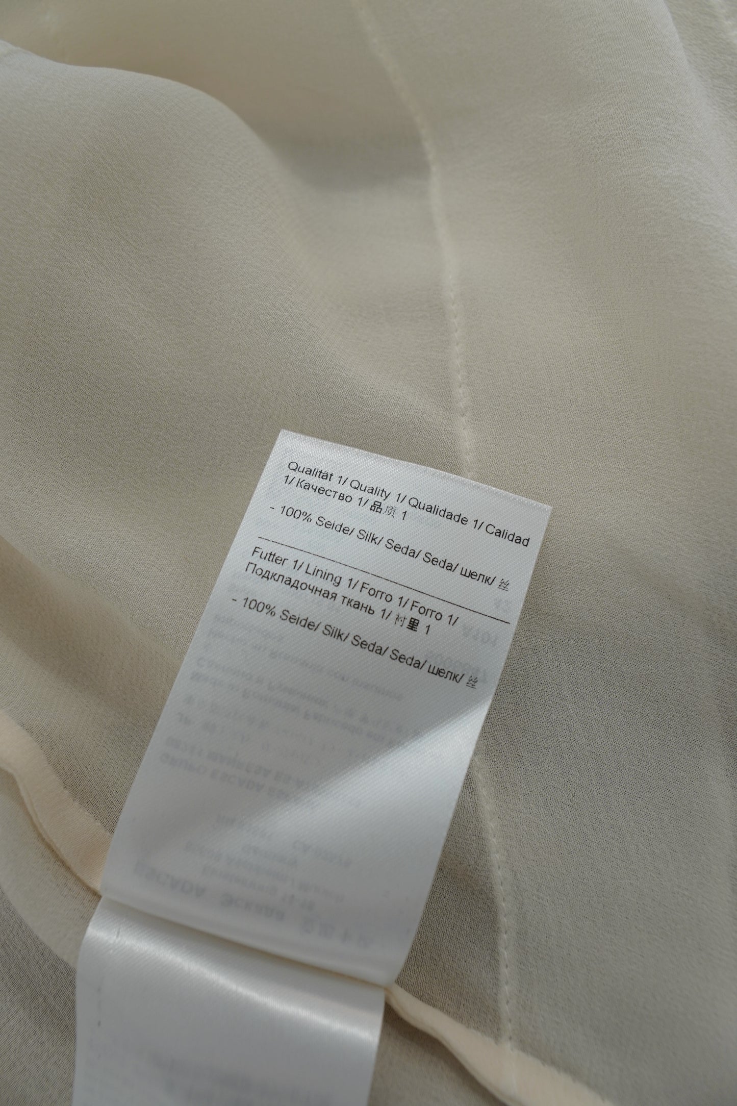 Escada Silk Long Sleeve Button-up Top