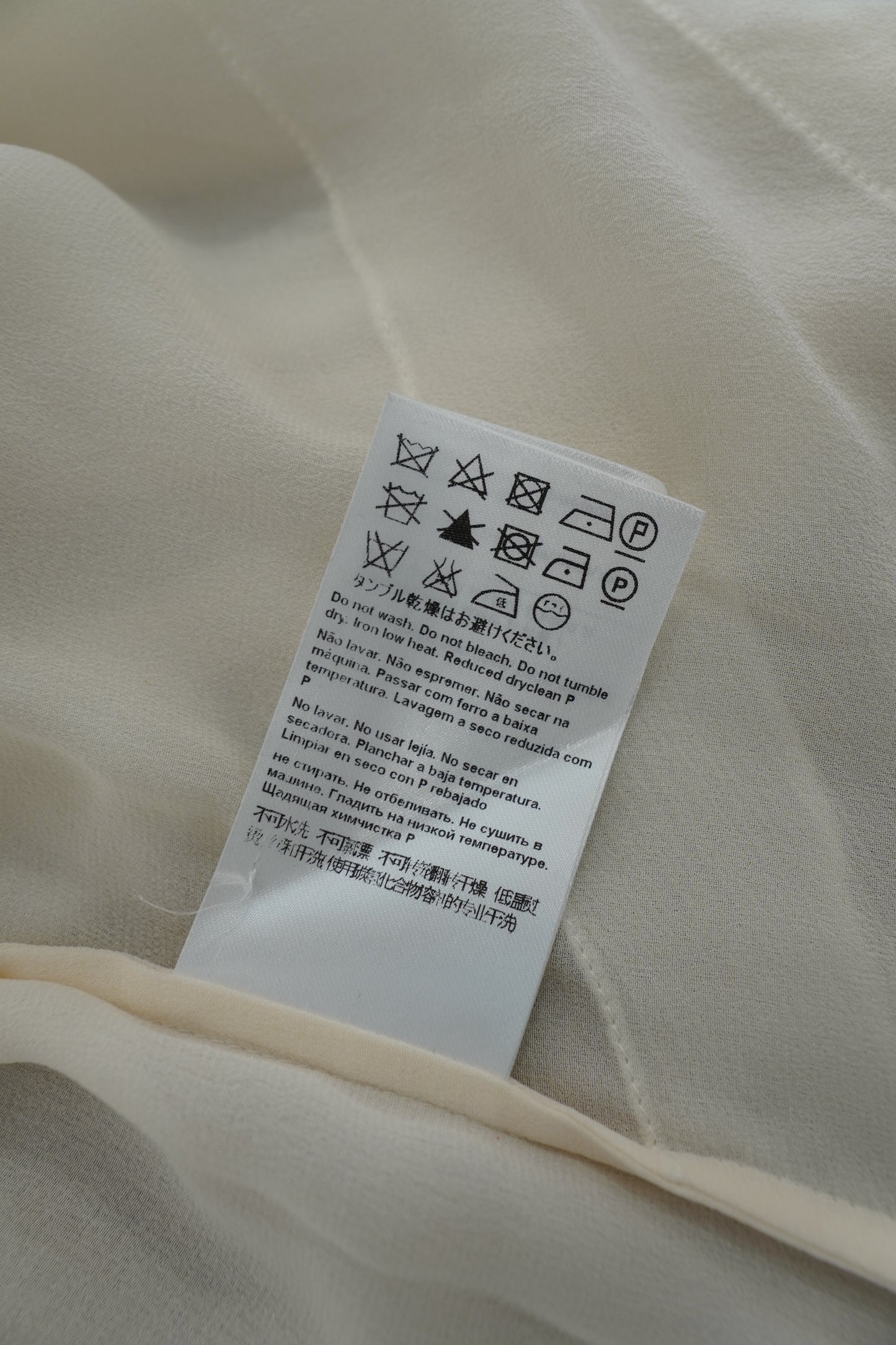 Escada Silk Long Sleeve Button-up Top