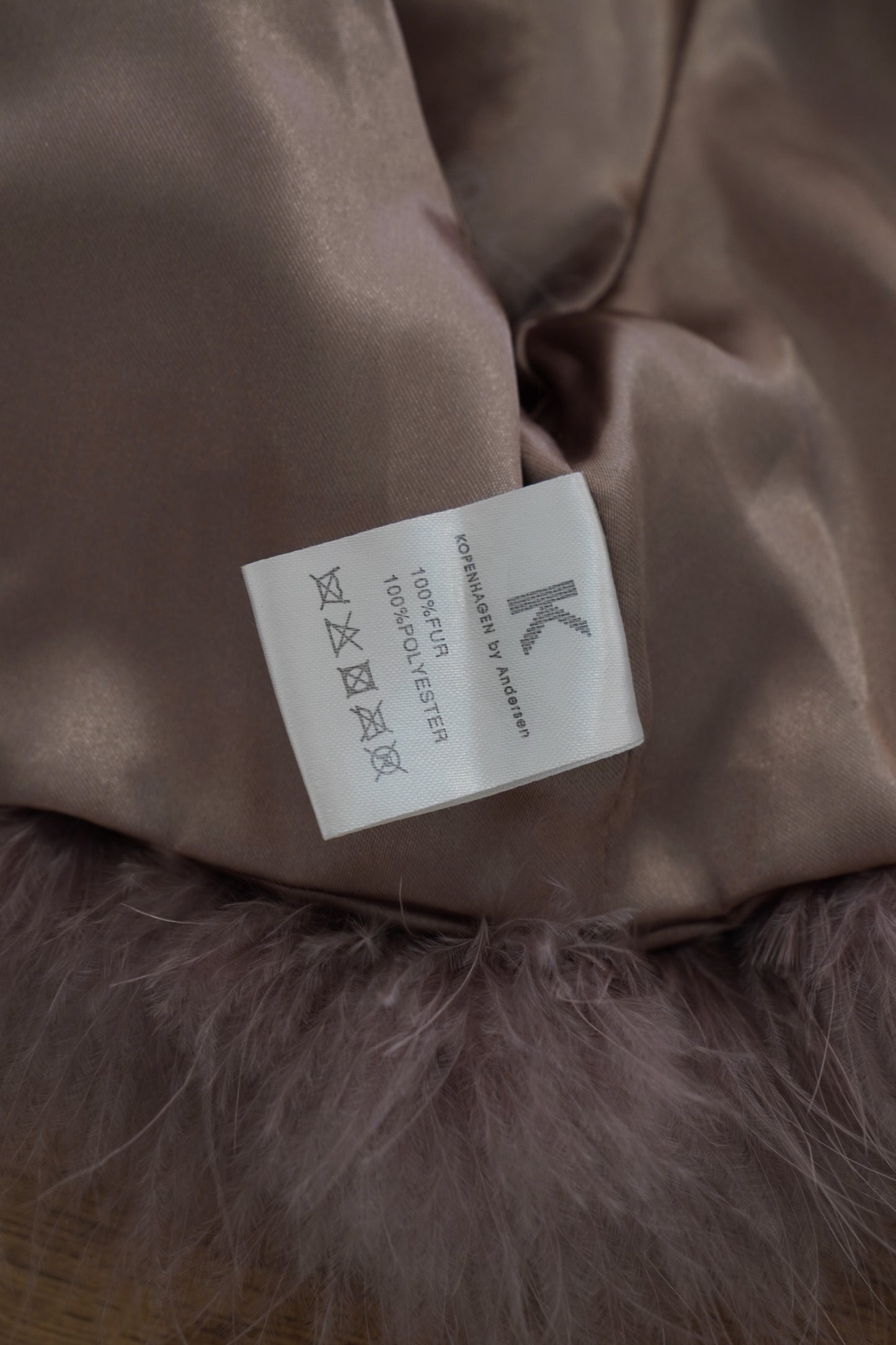 Dusty Lavender Vintage 2000's Feather Stole