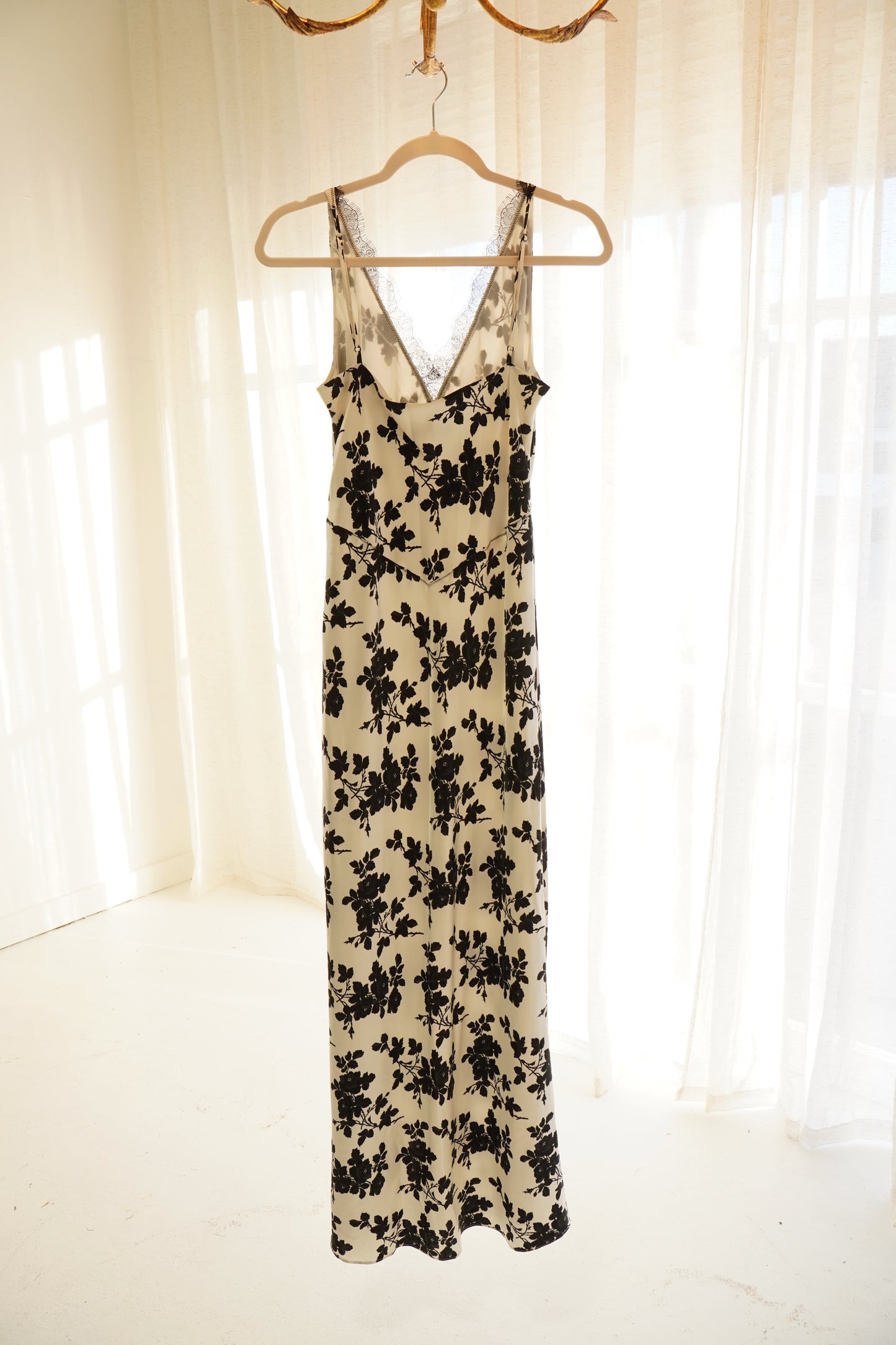 Veronica Beard Hamina Floral Silk Charmeuse Maxi Dress