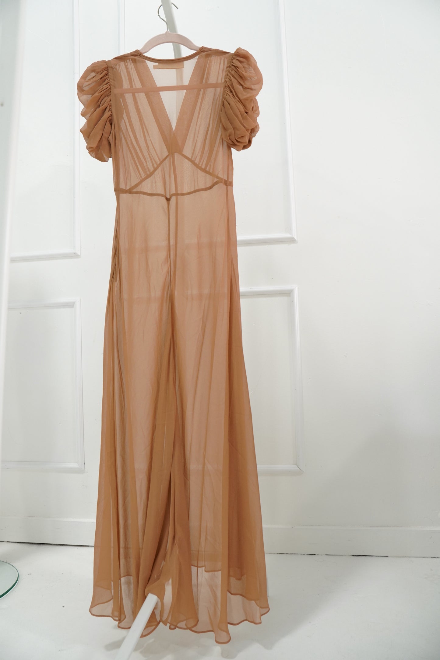 Zimmermann Sheer 'Eden' Silk-Georgette Midi Dress