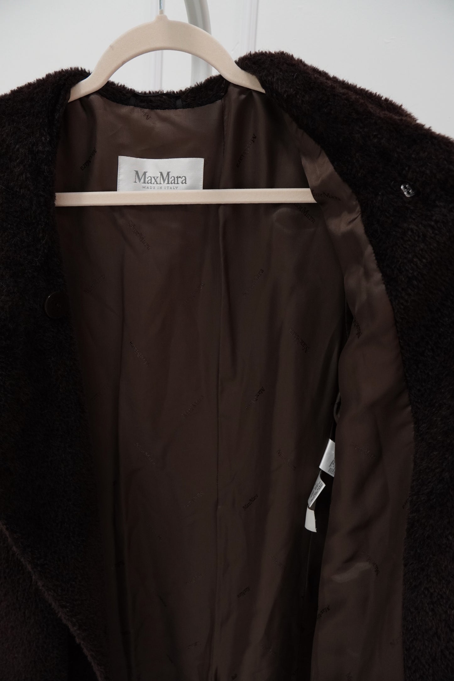 Max Mara Brown Belted Coat