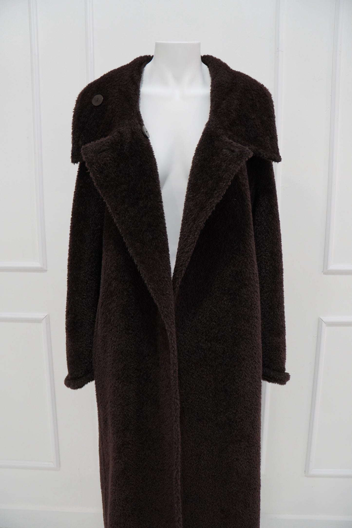 Max Mara Brown Belted Coat