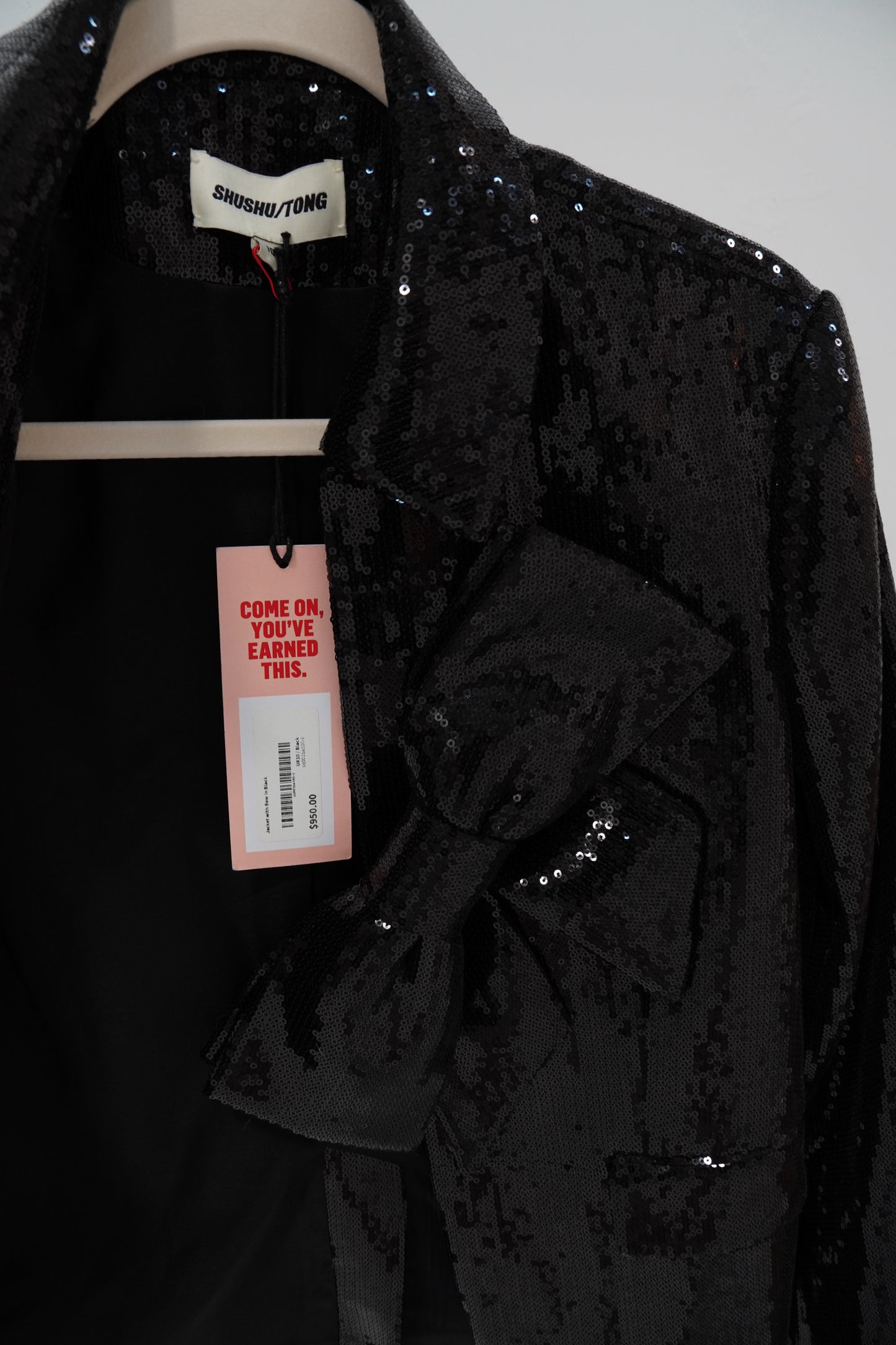 Shushu/Tong Sequin Bow Jacket