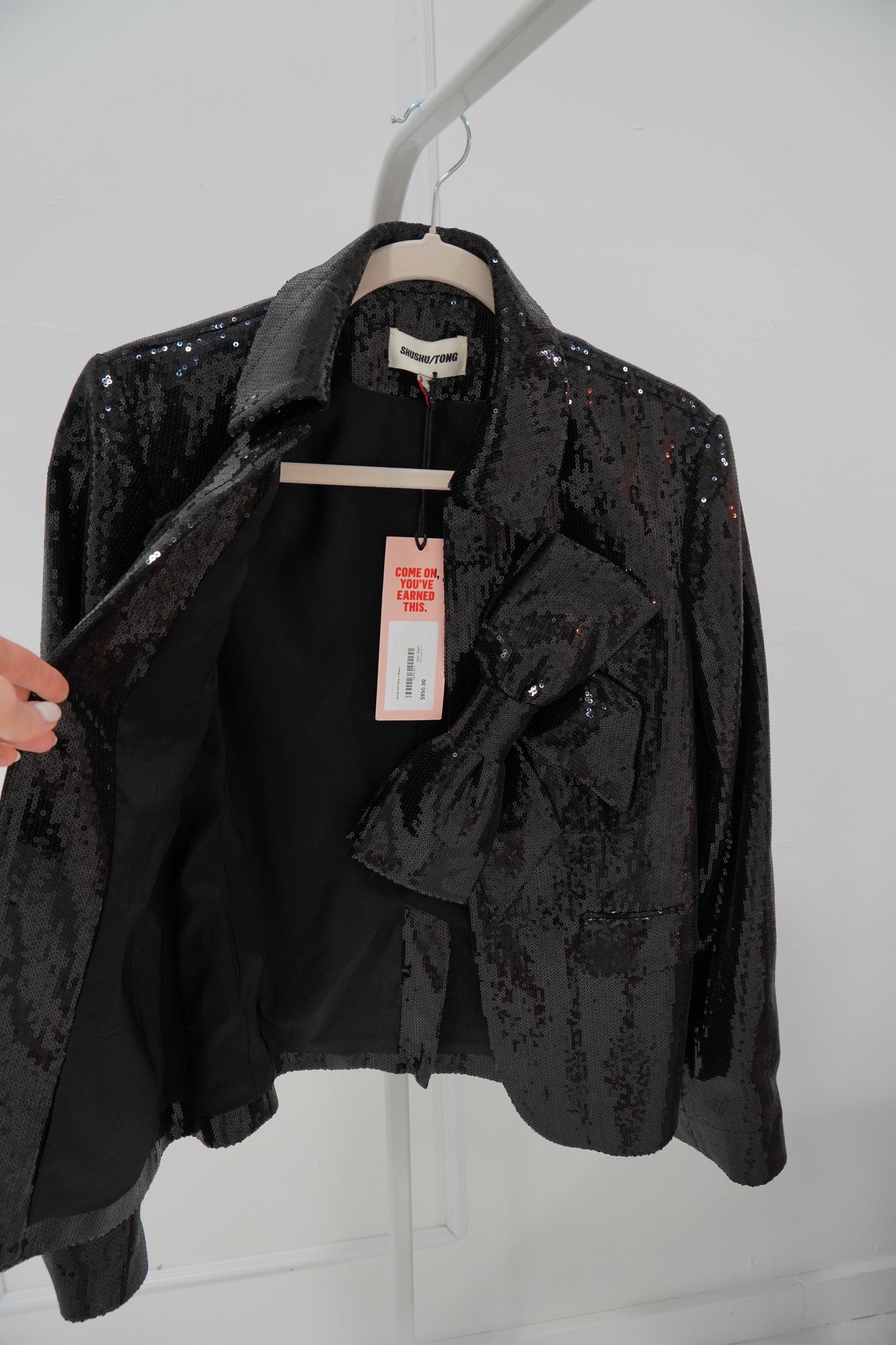 Shushu/Tong Sequin Bow Jacket