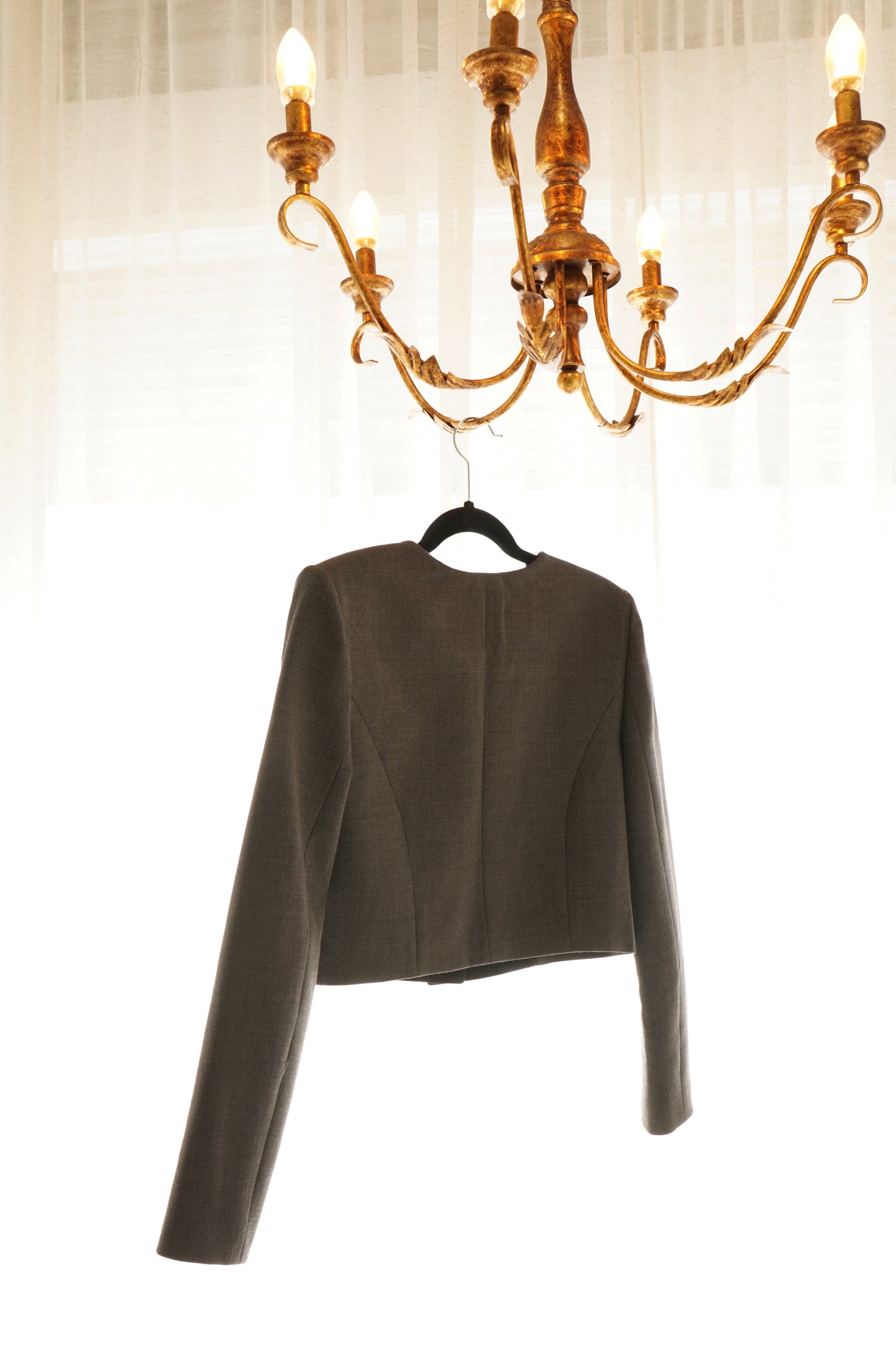 Carolina Herrera Cropped Wool-Blend Jacket