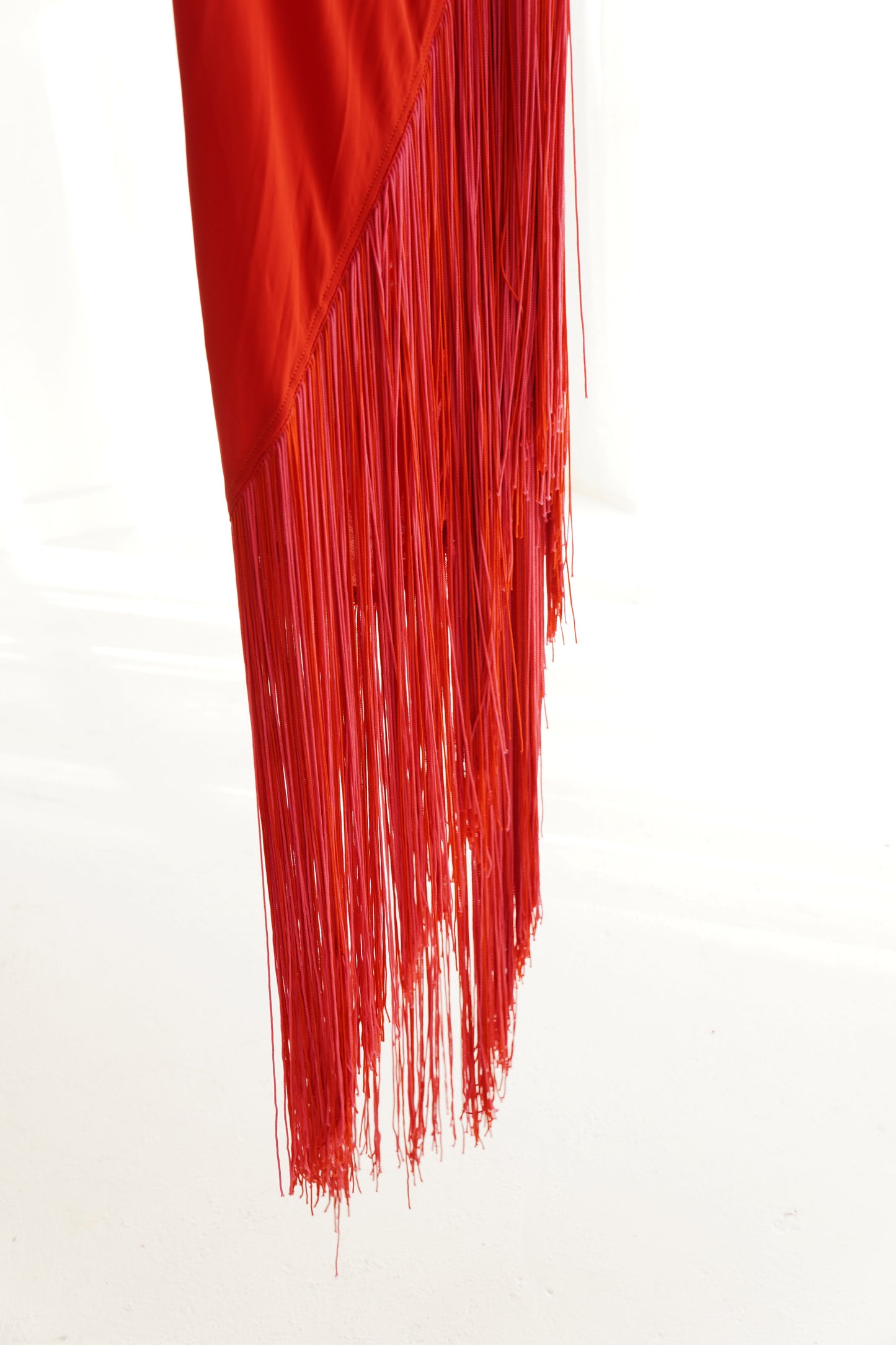 Silvia Tcherassi Rosalyn Fringed Jersey Dress