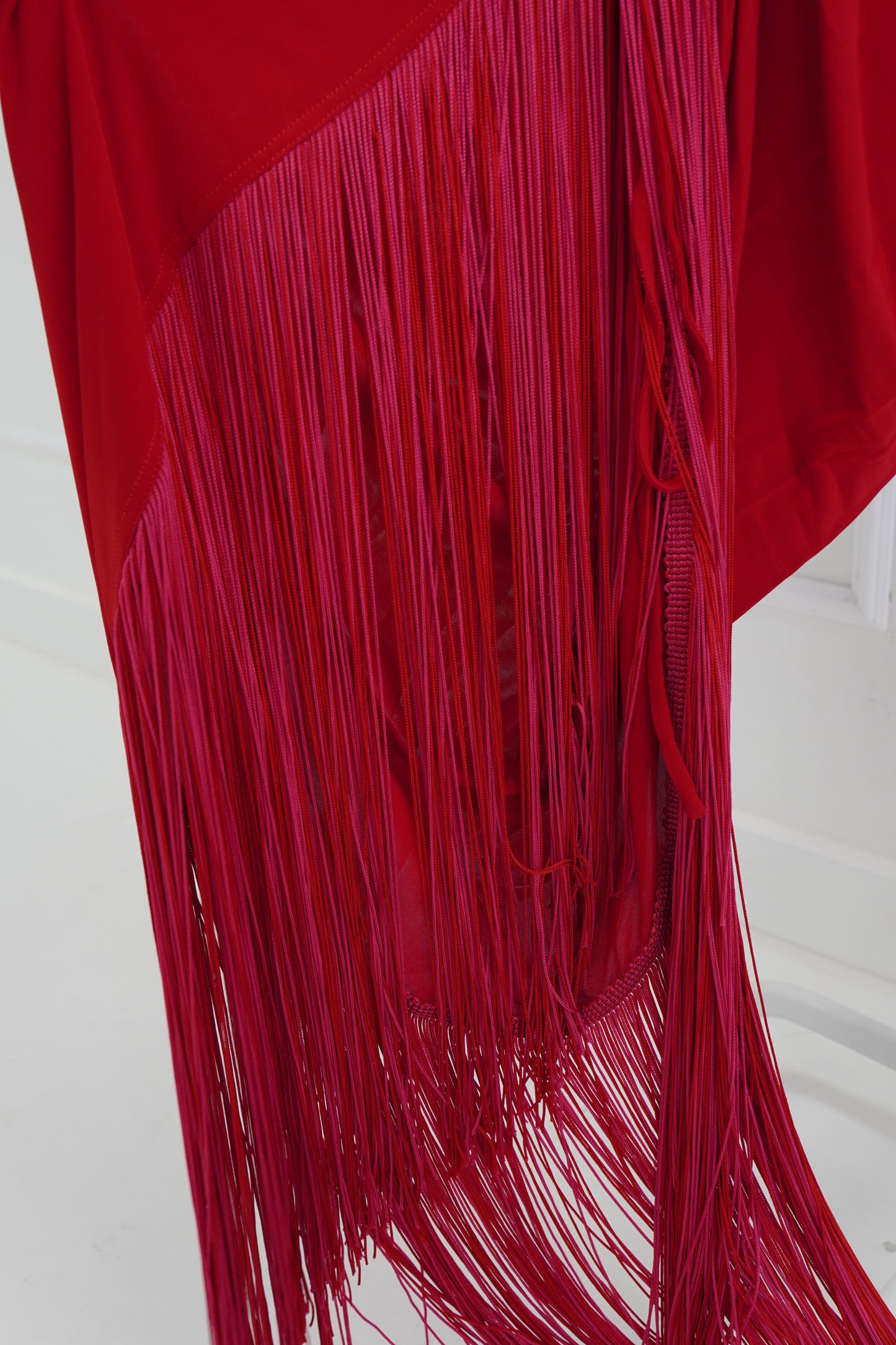 Silvia Tcherassi Rosalyn Fringed Jersey Dress