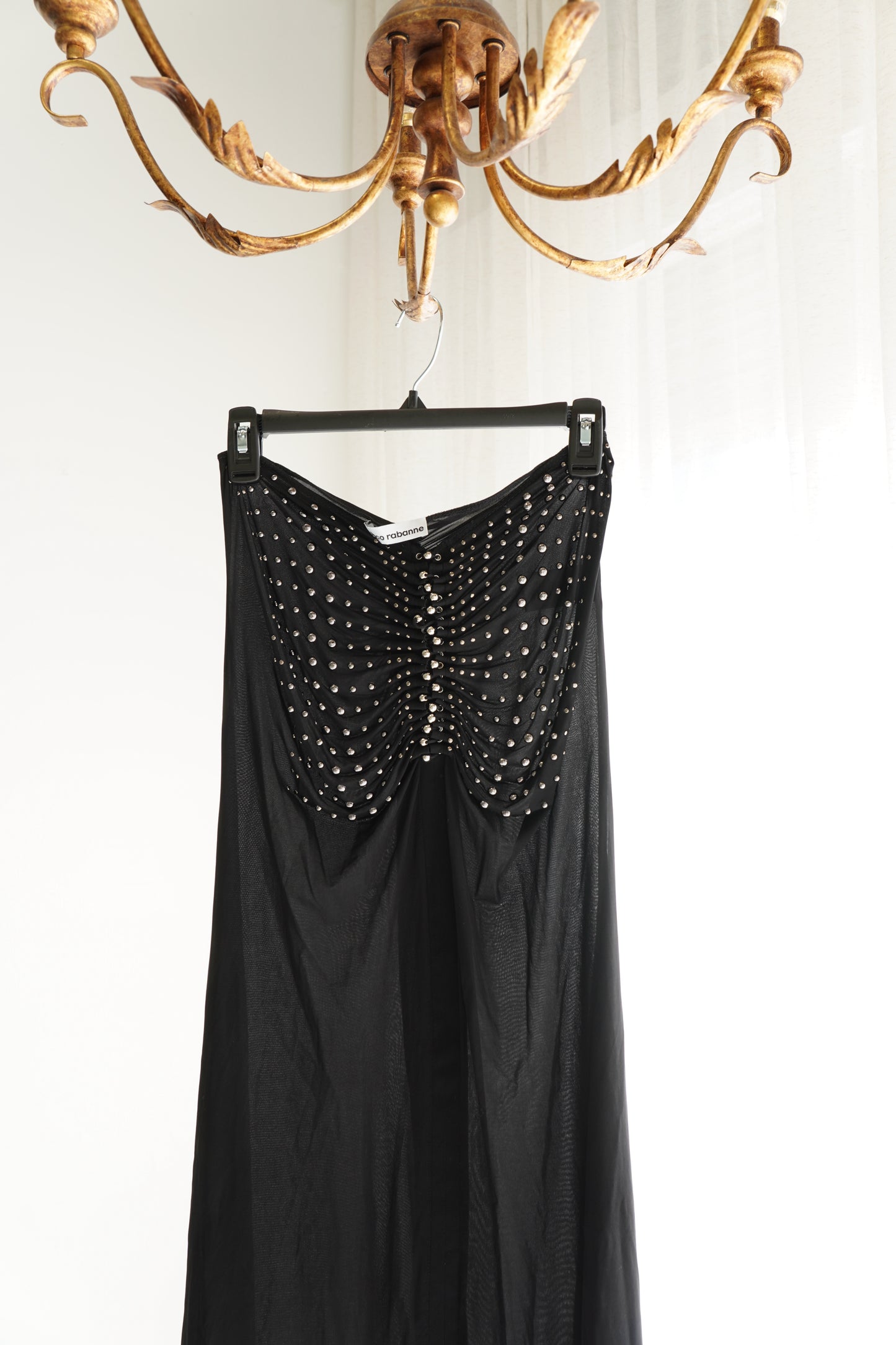 Rabanne Studded Back Skirt