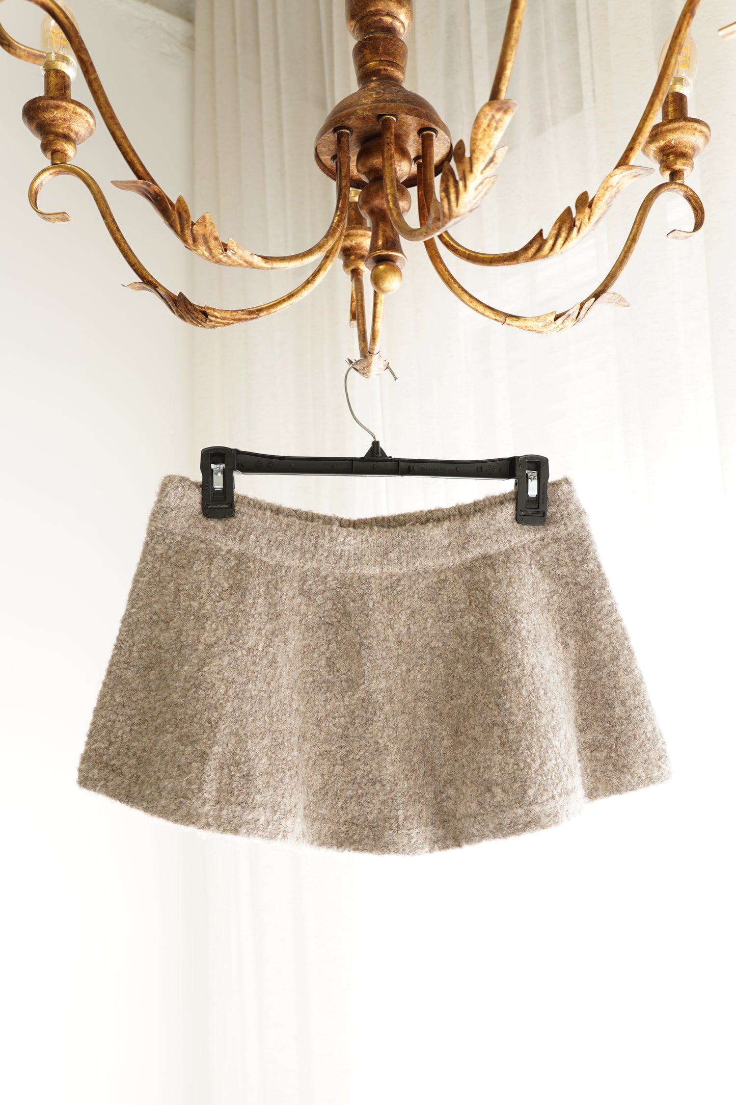 Danielle Guizio Bouclé Mini Skirt
