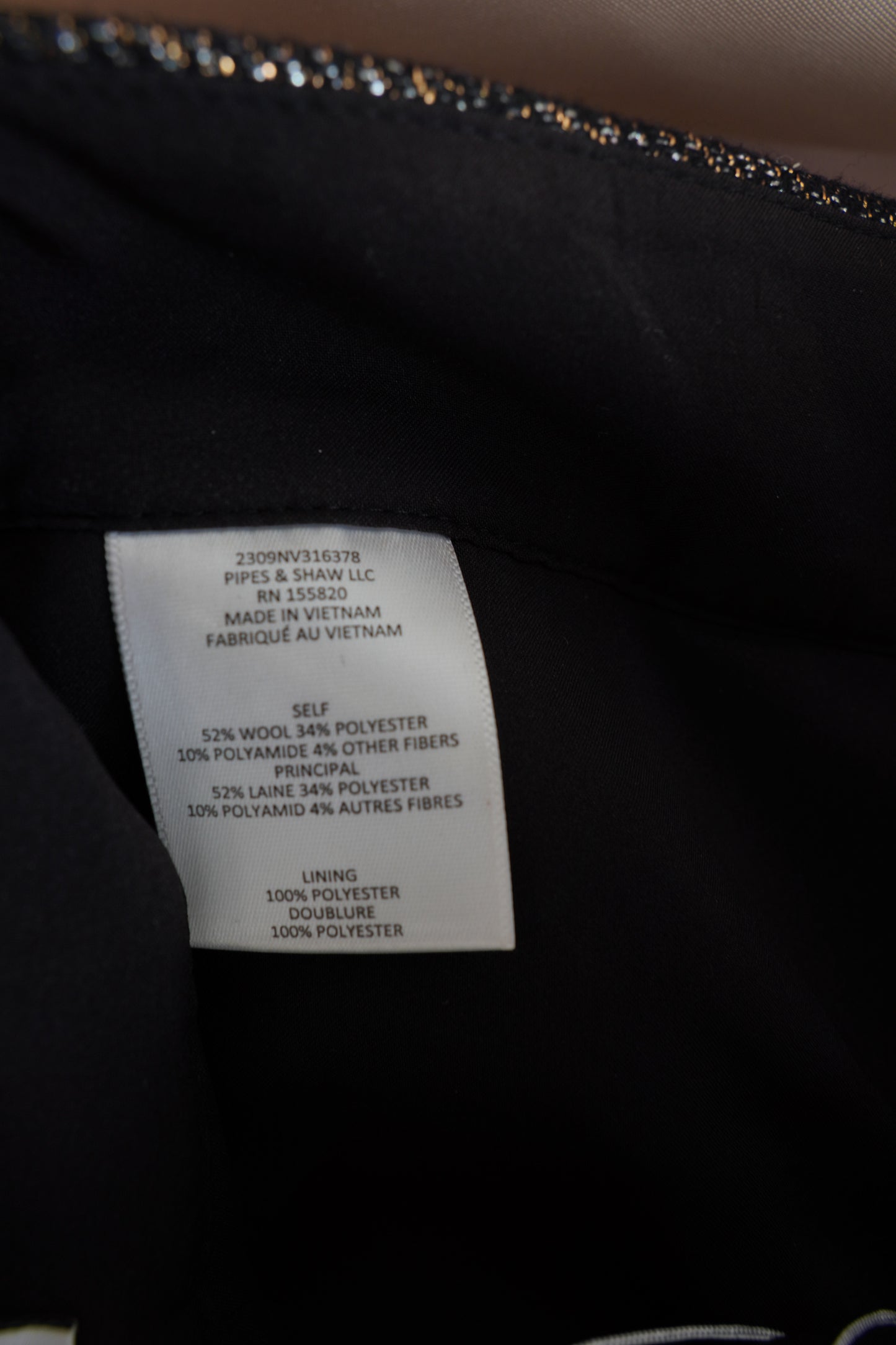 Veronica Beard “Lebone” Sparkly Wool-Blend Pants