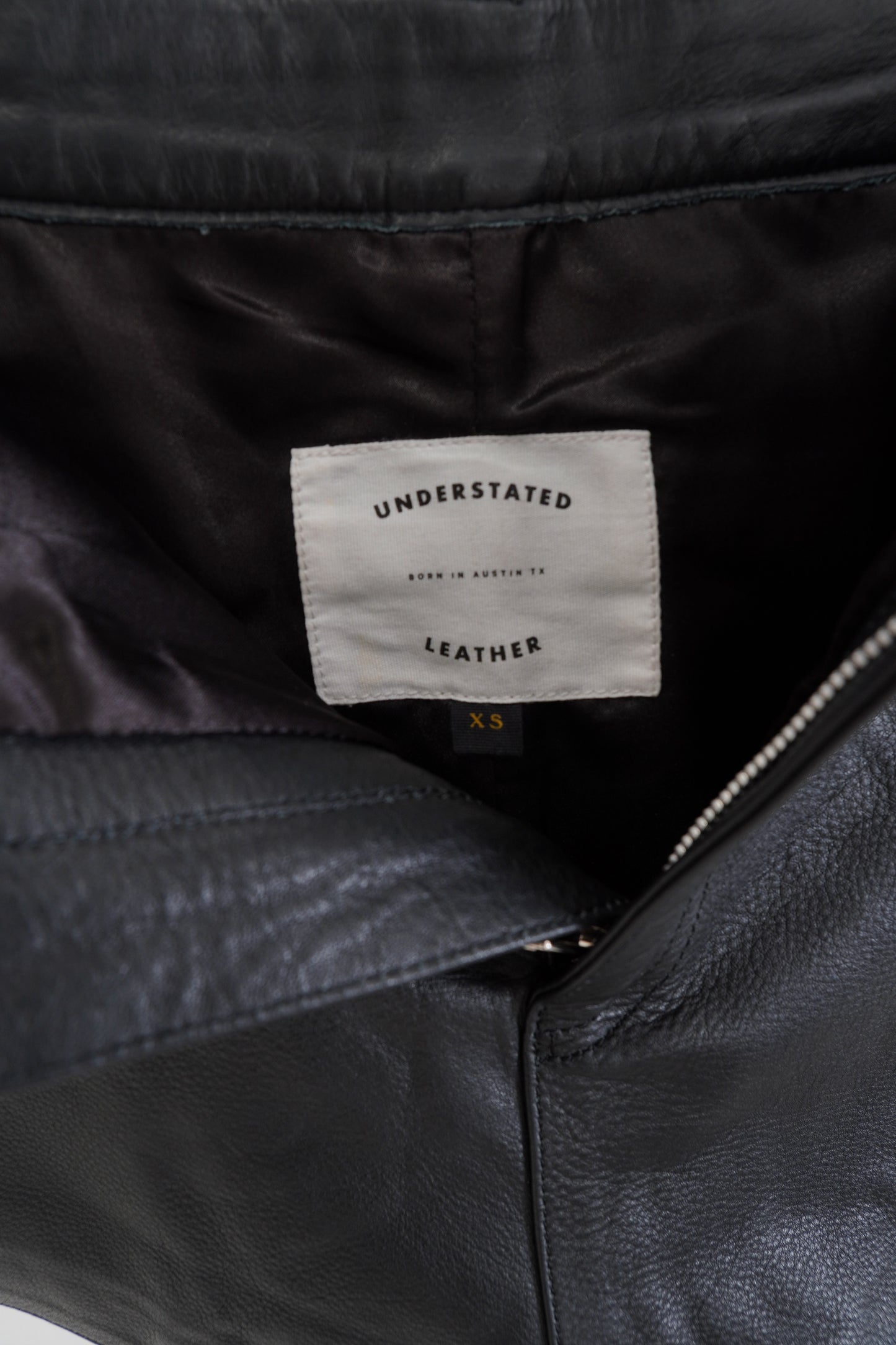 Understated Leather Studded Leather Shorts with Suede Panels