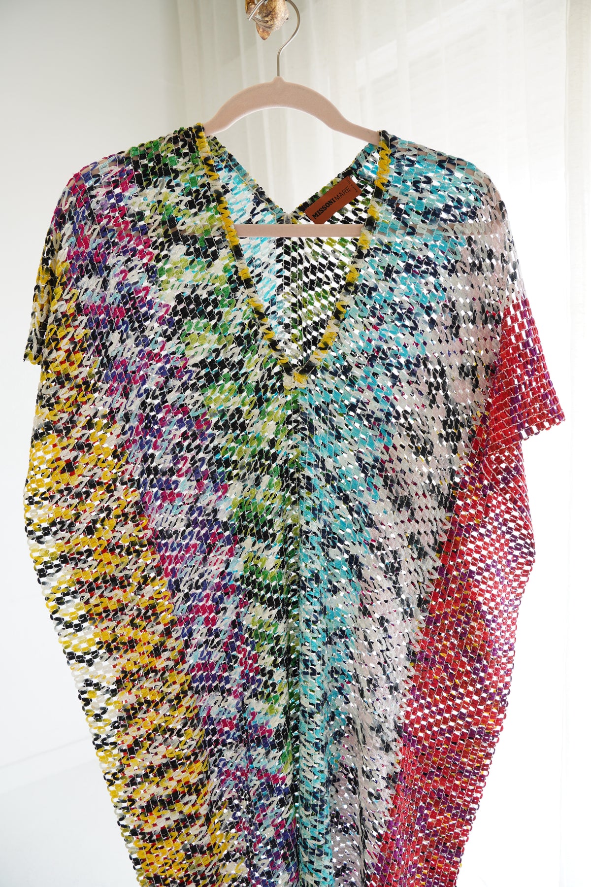 Missoni Mare Multicolor Fringe Coverup, Size Small