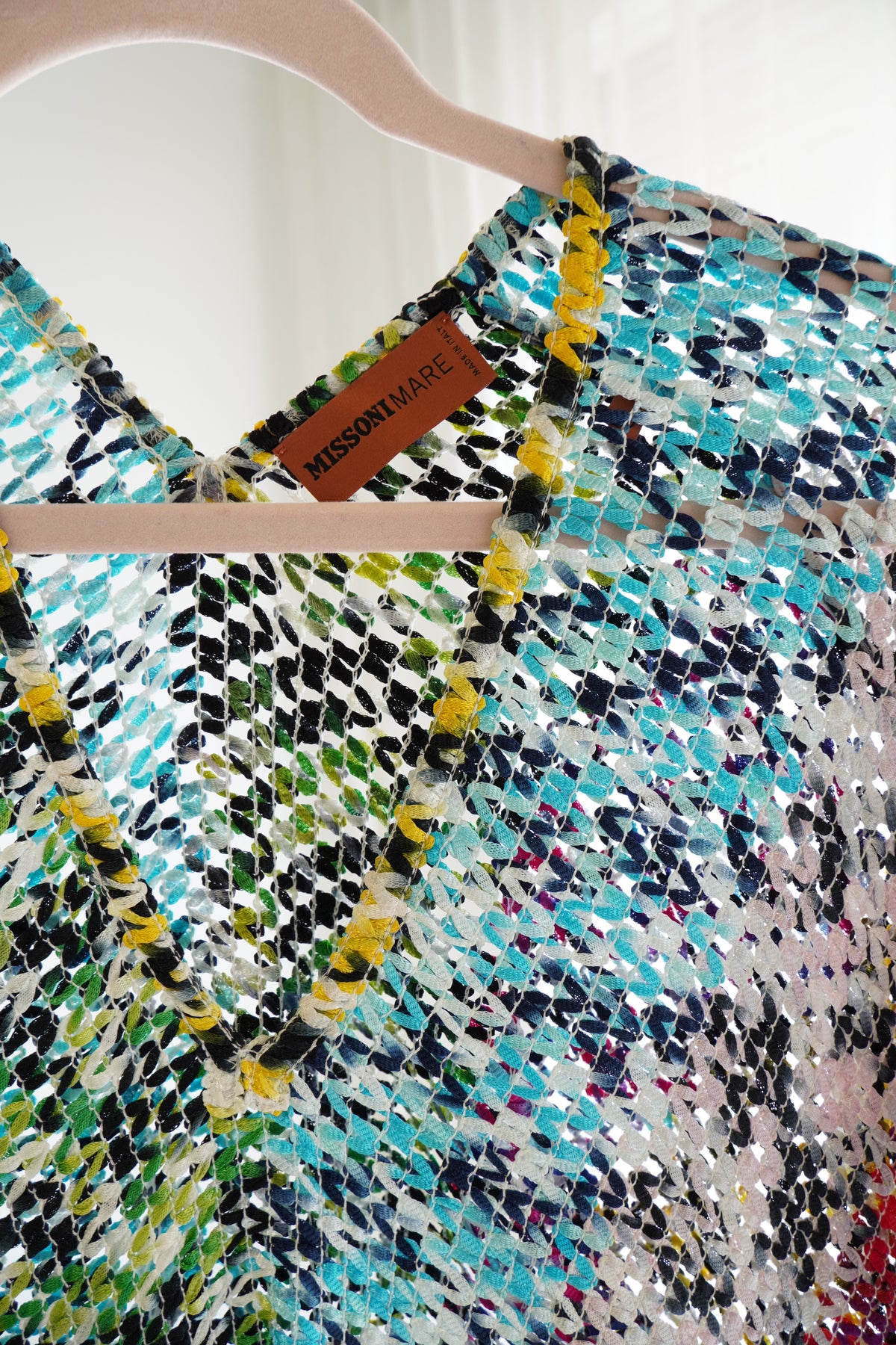 Missoni Mare Multicolor Fringe Coverup, Size Small