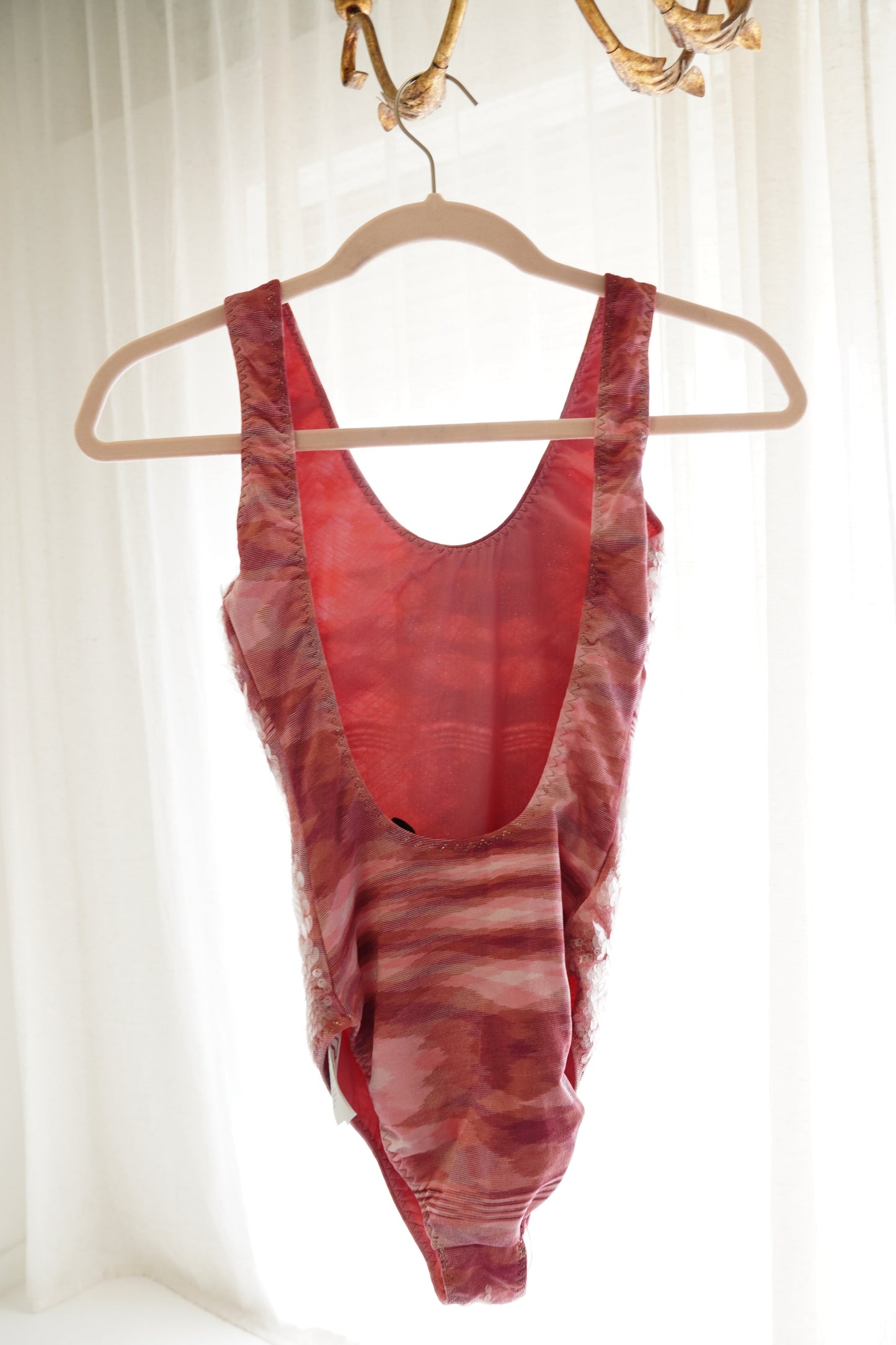 Missoni Mare Paillette-Embellished One-Piece Swimsuit, Size XS