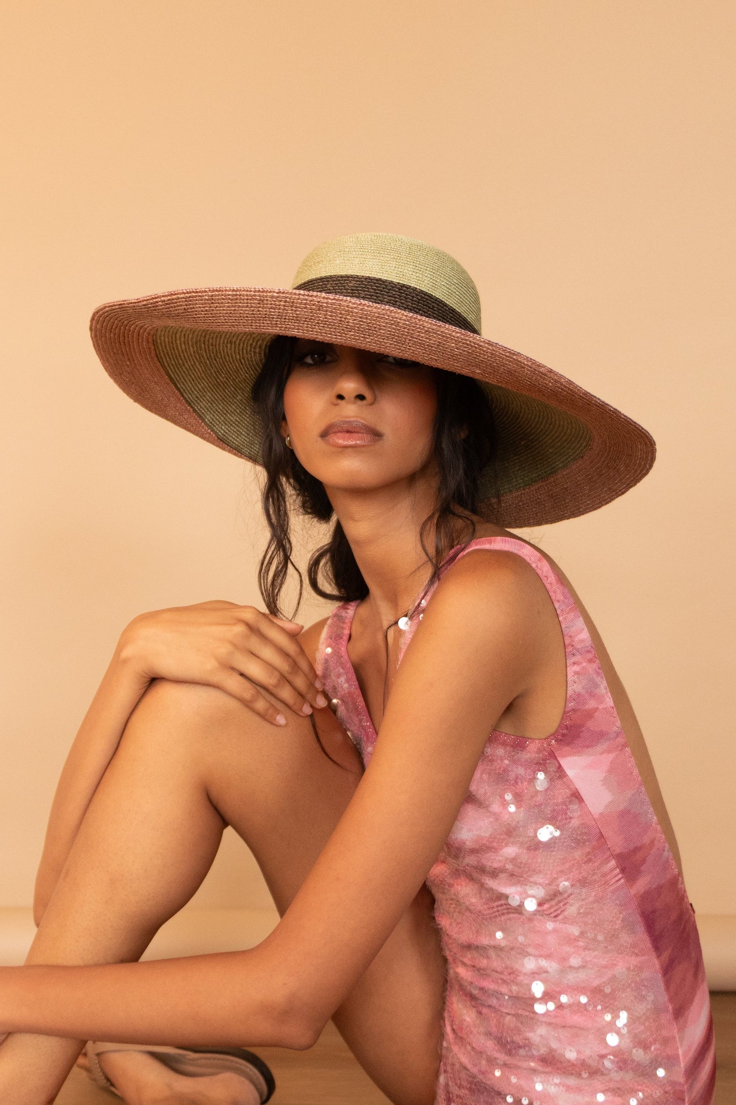 Etro wide-brim multicolor sun hat