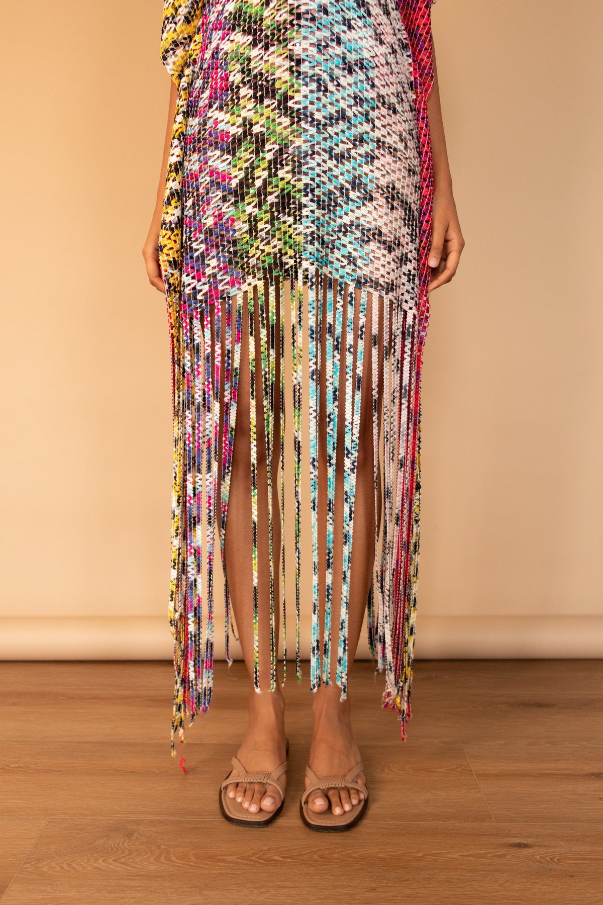 Missoni Multicolor Fringe Coverup Dress