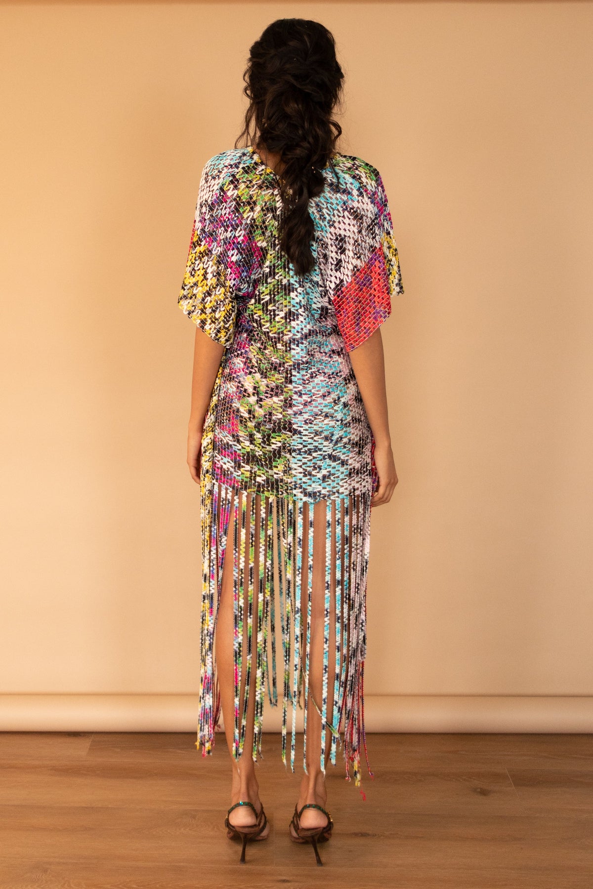 Missoni Multicolor Fringe Coverup Dress