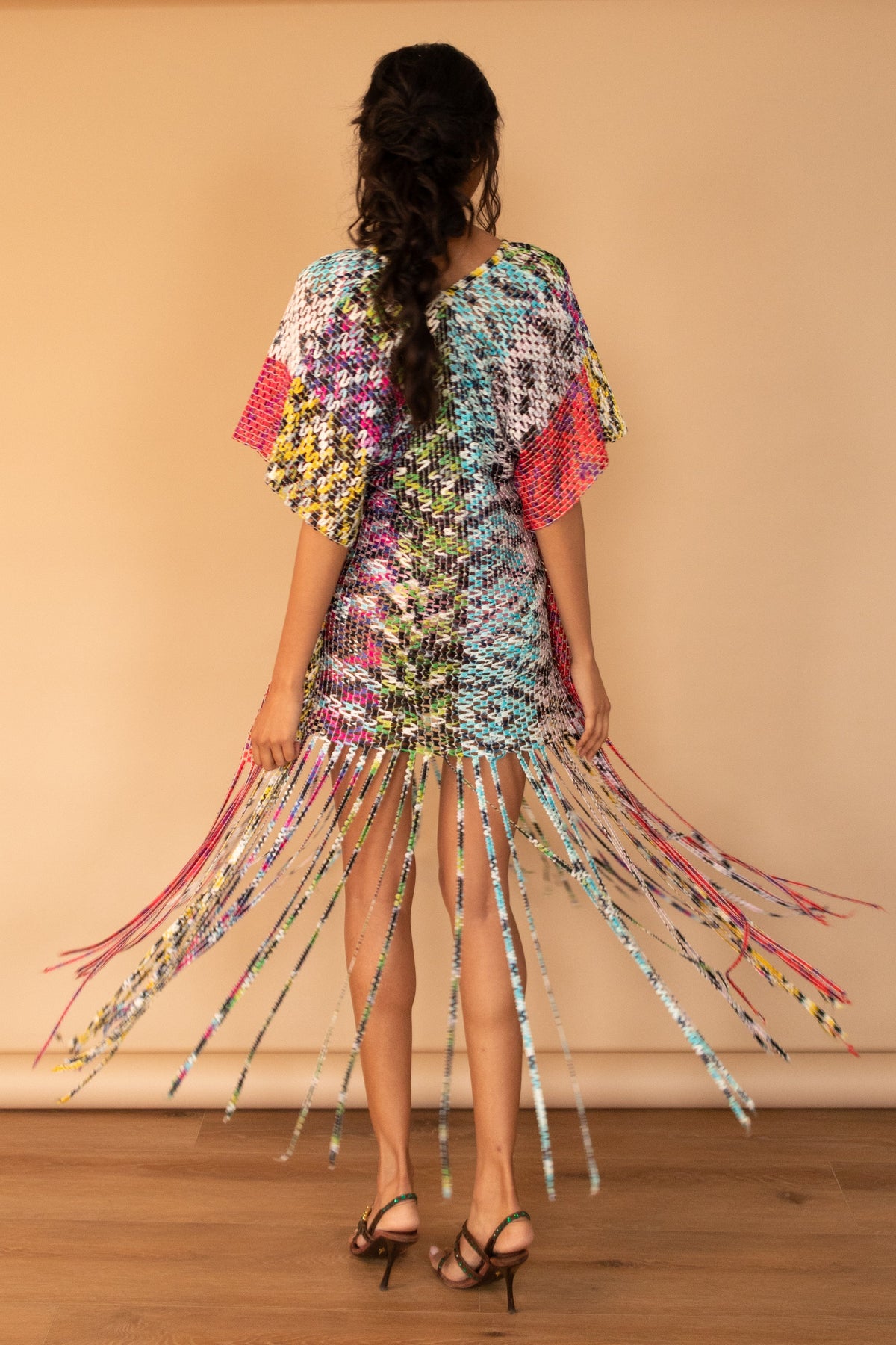 Missoni Multicolor Fringe Coverup Dress