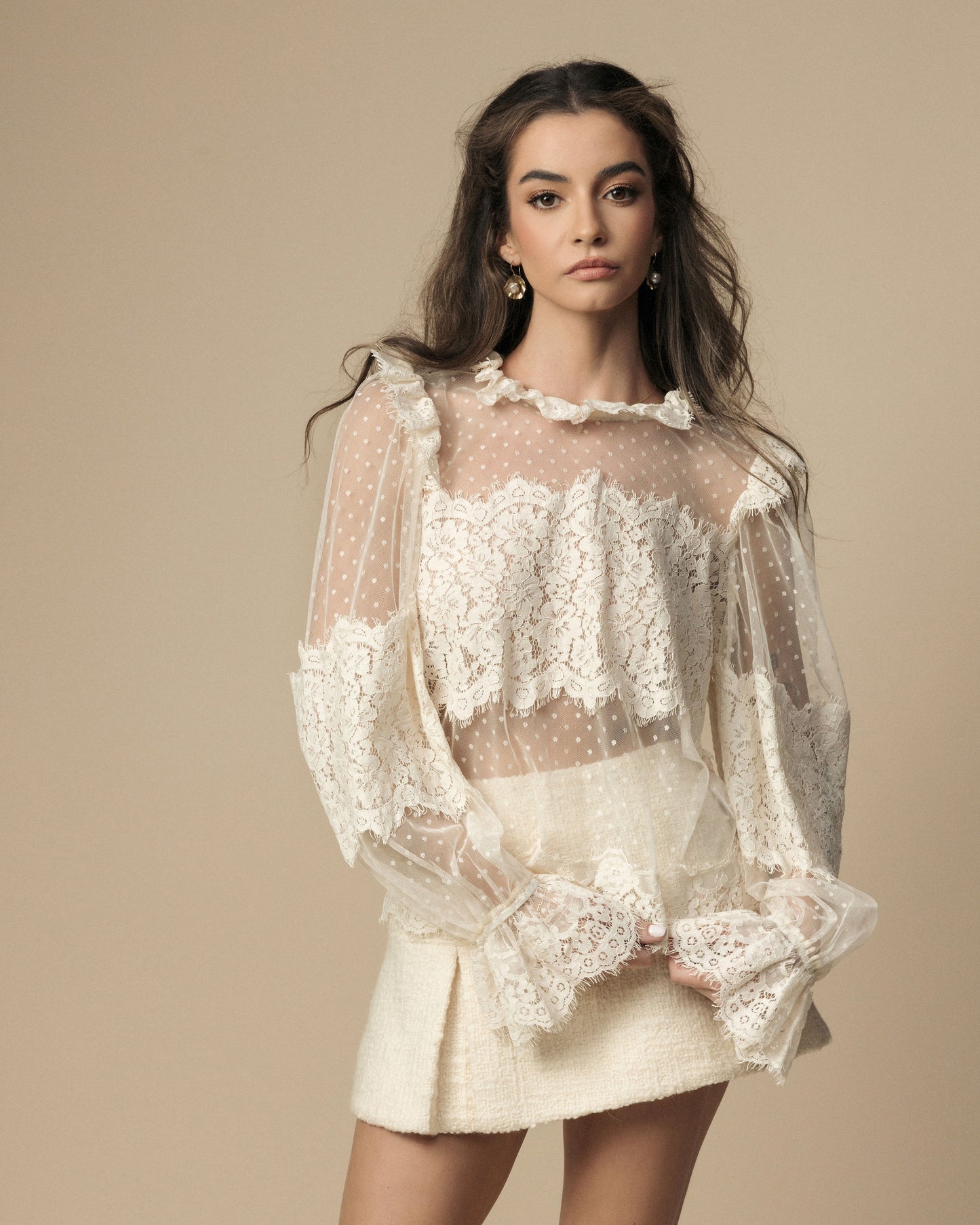 Shushu/Tong Wool Mini Skirt