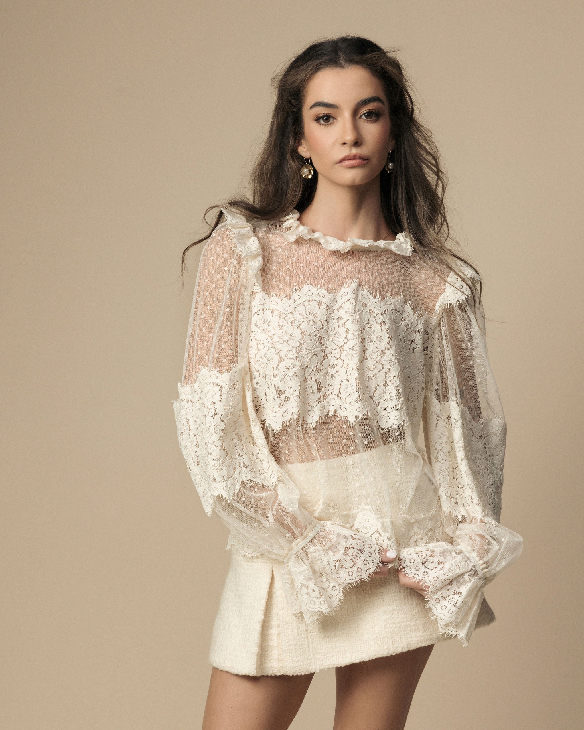Shushu/Tong Wool Mini Skirt