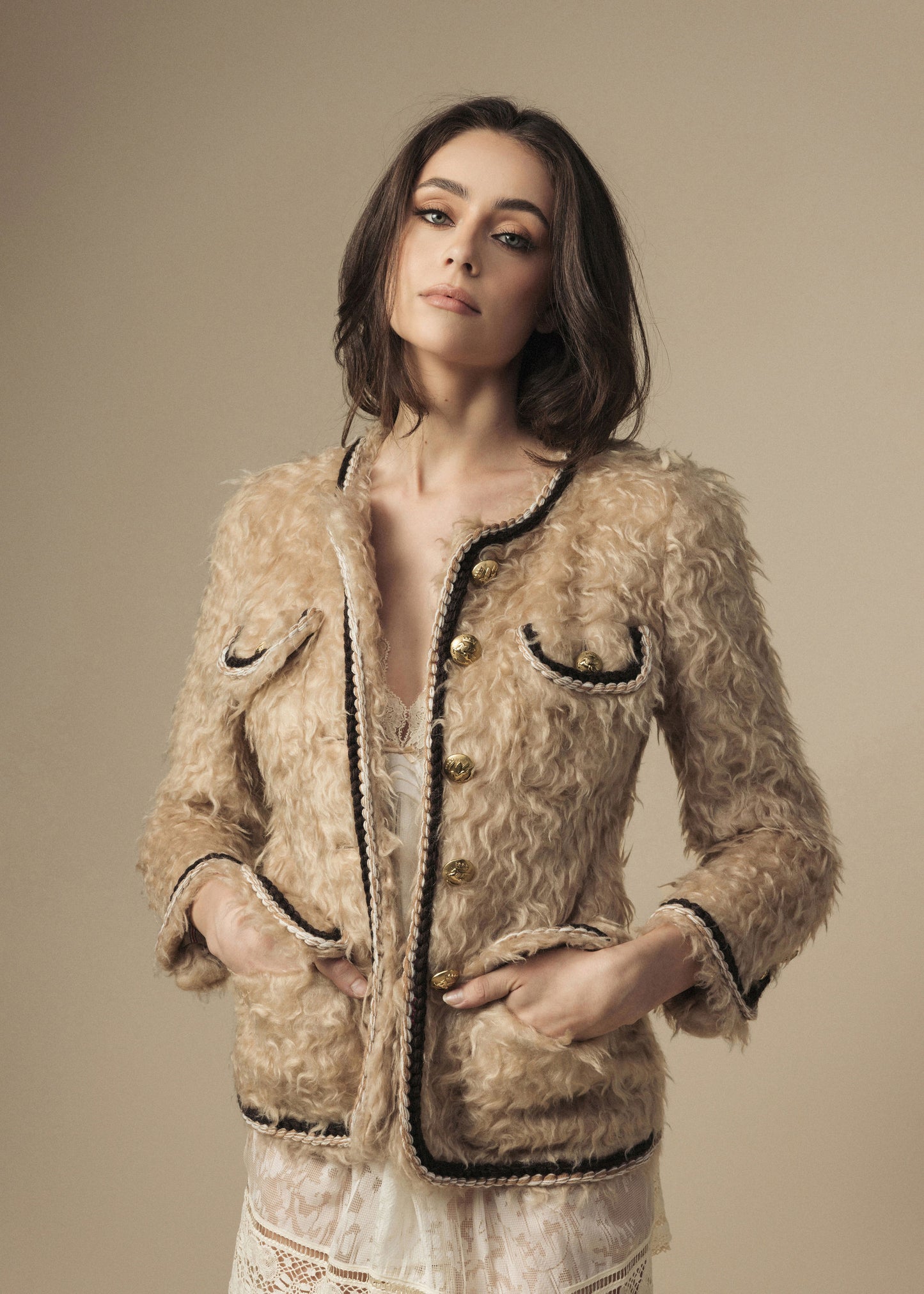 Etro Mohair Blend Textured Jacket- Fall/Winter 23/24