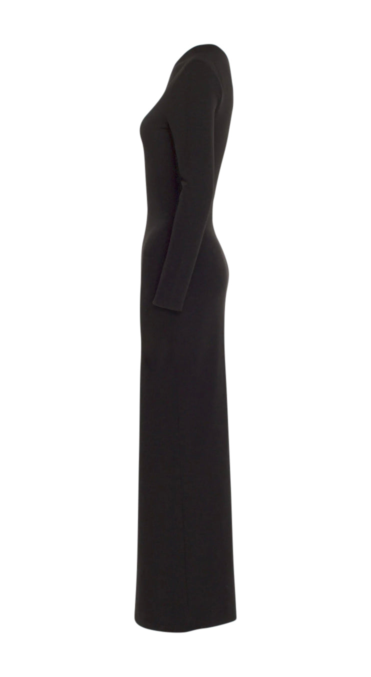 Solace London Open Shoulder Black Dress
