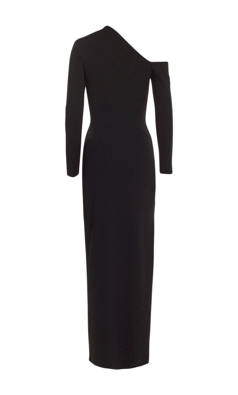 Solace London Open Shoulder Black Dress